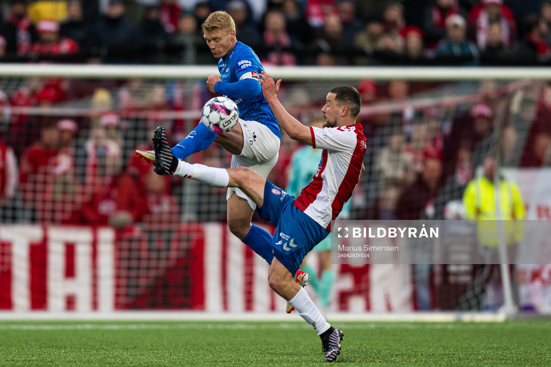Sivert Heltne Nilsen of Brann during the Eliteserien match between KFUM and Brann on April 28, 2024 in Oslo. 