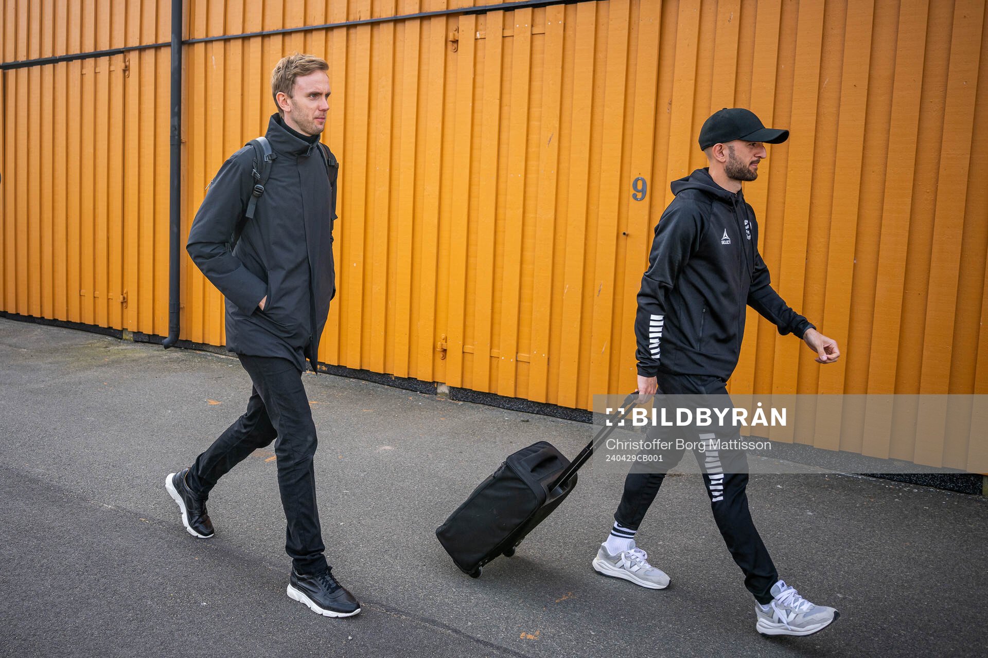 Kalmars tränare Henrik Jensen och Robert Gojani
