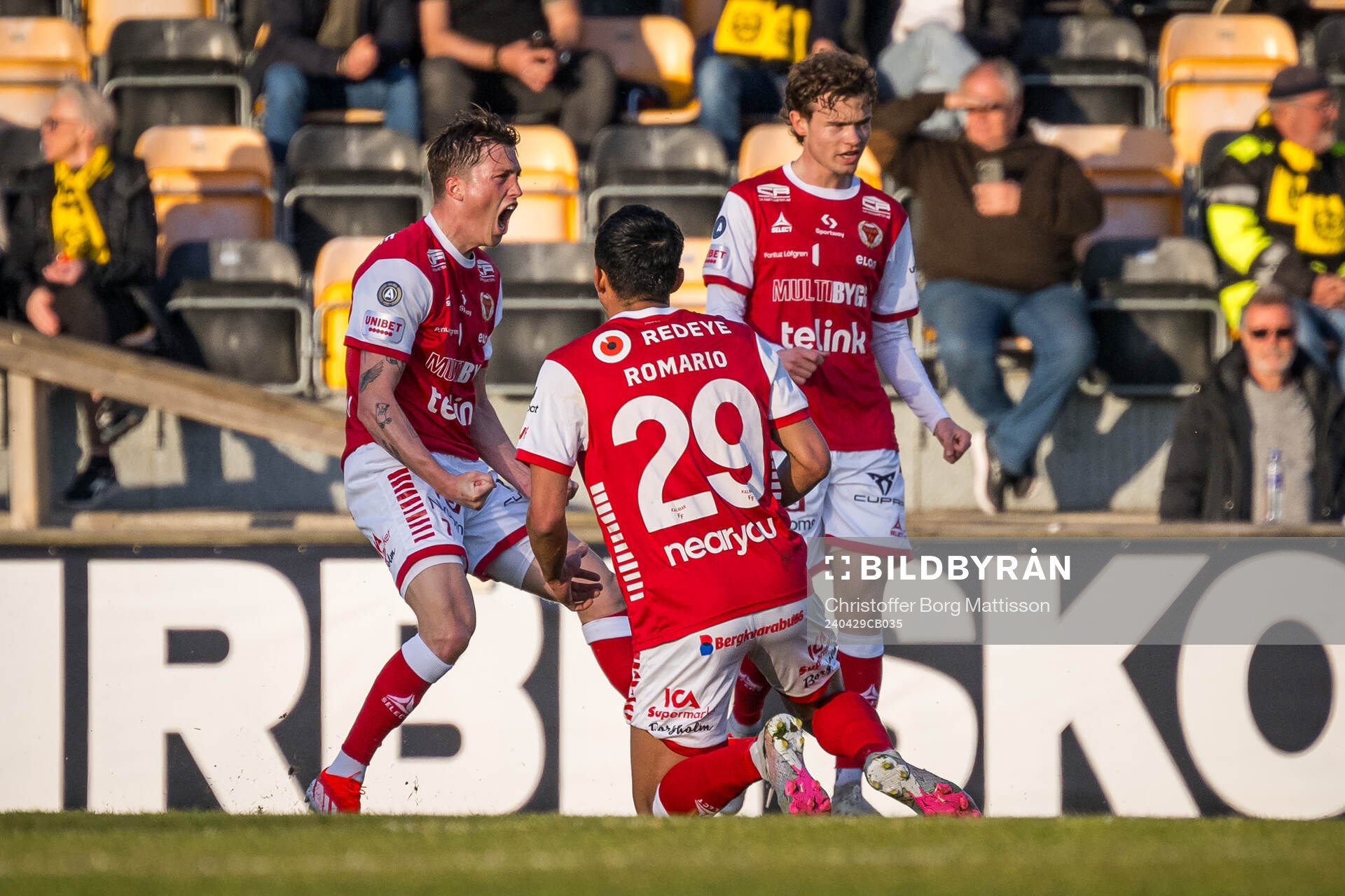 Kalmars Kevin Jensen, Romario Pereira Sipiao och Jacob