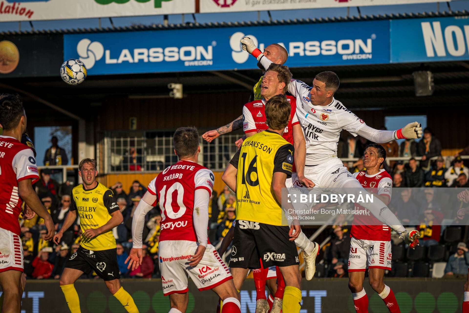 Kalmars målvakt Samuel Brolin