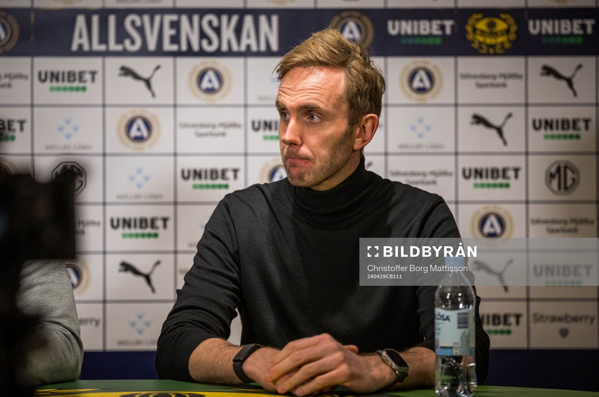 Kalmars tränare Henrik Jensen deppar