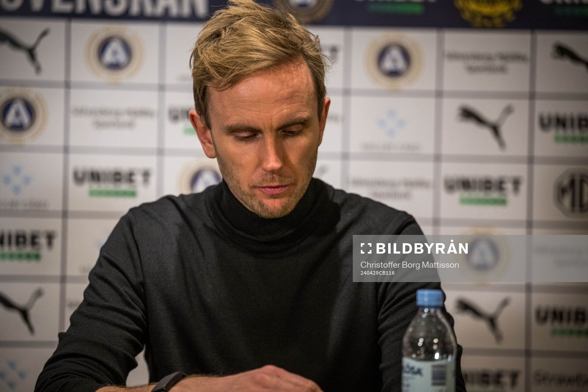 Kalmars tränare Henrik Jensen deppar