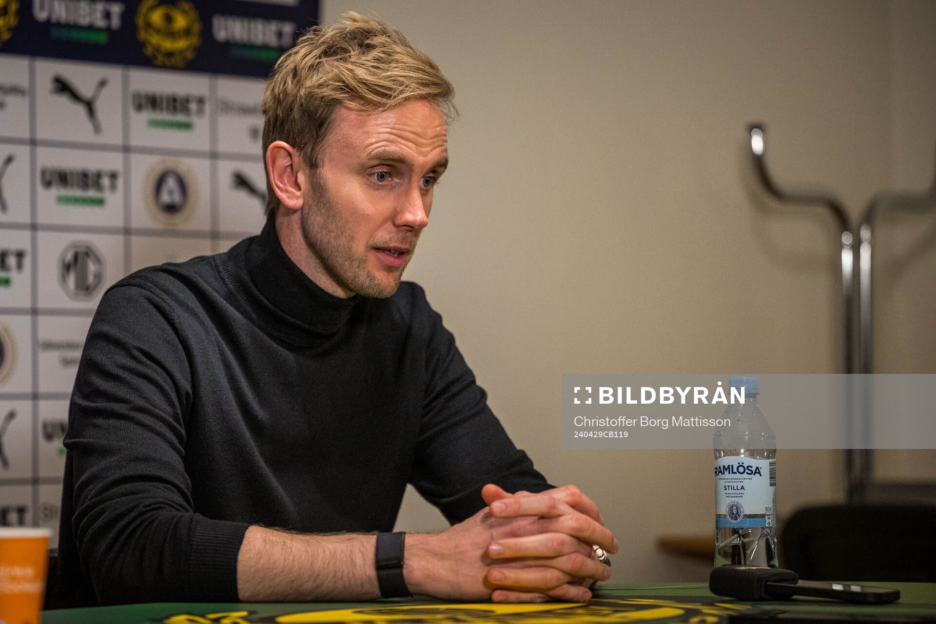 Kalmars tränare Henrik Jensen deppar