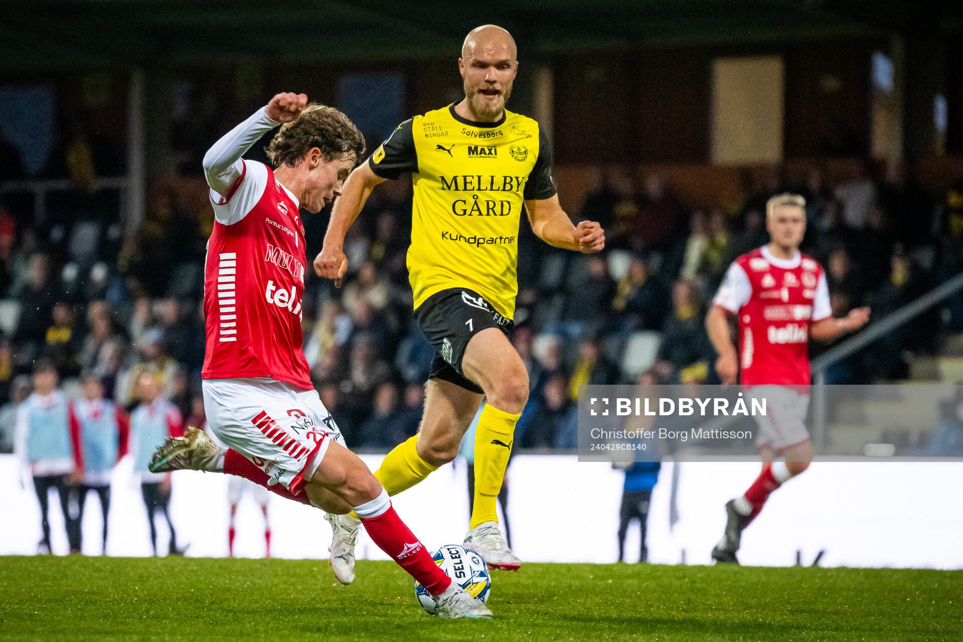 Kalmars Jacob Trenskow och Mjällbys Viktor Gustafson