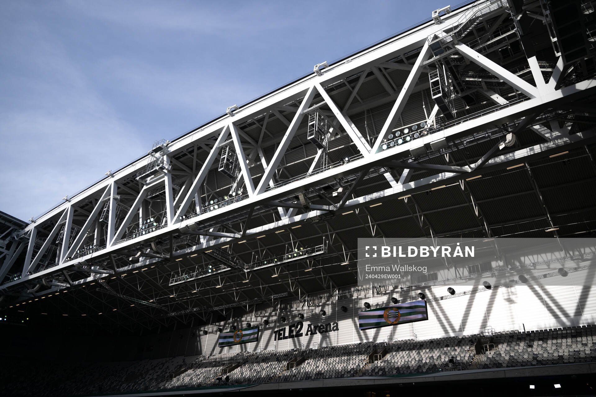 Interiör av Tele2 Arena