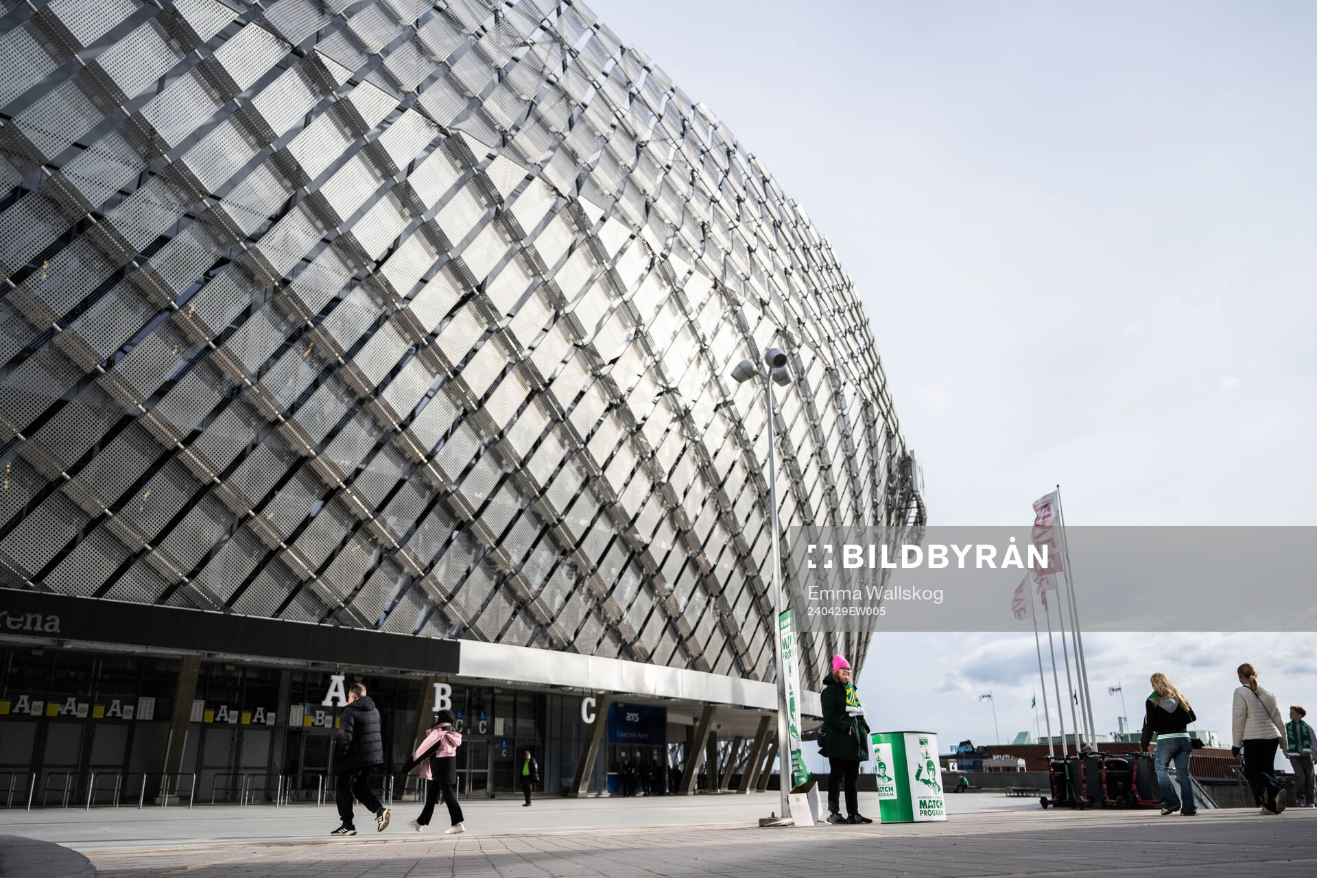 Exteriör av Tele2 Arena