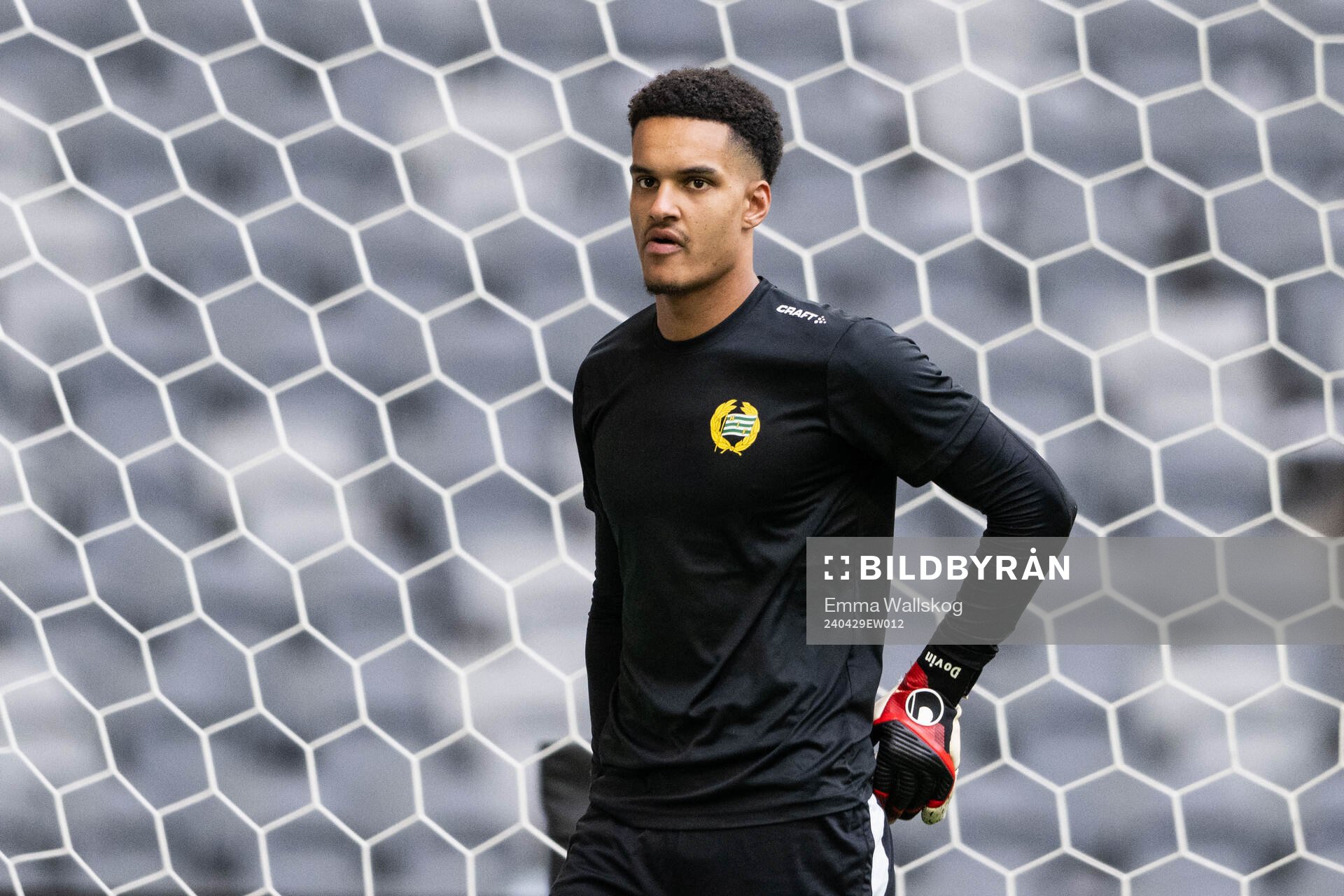 Hammarbys målvakt Oliver Dovin
