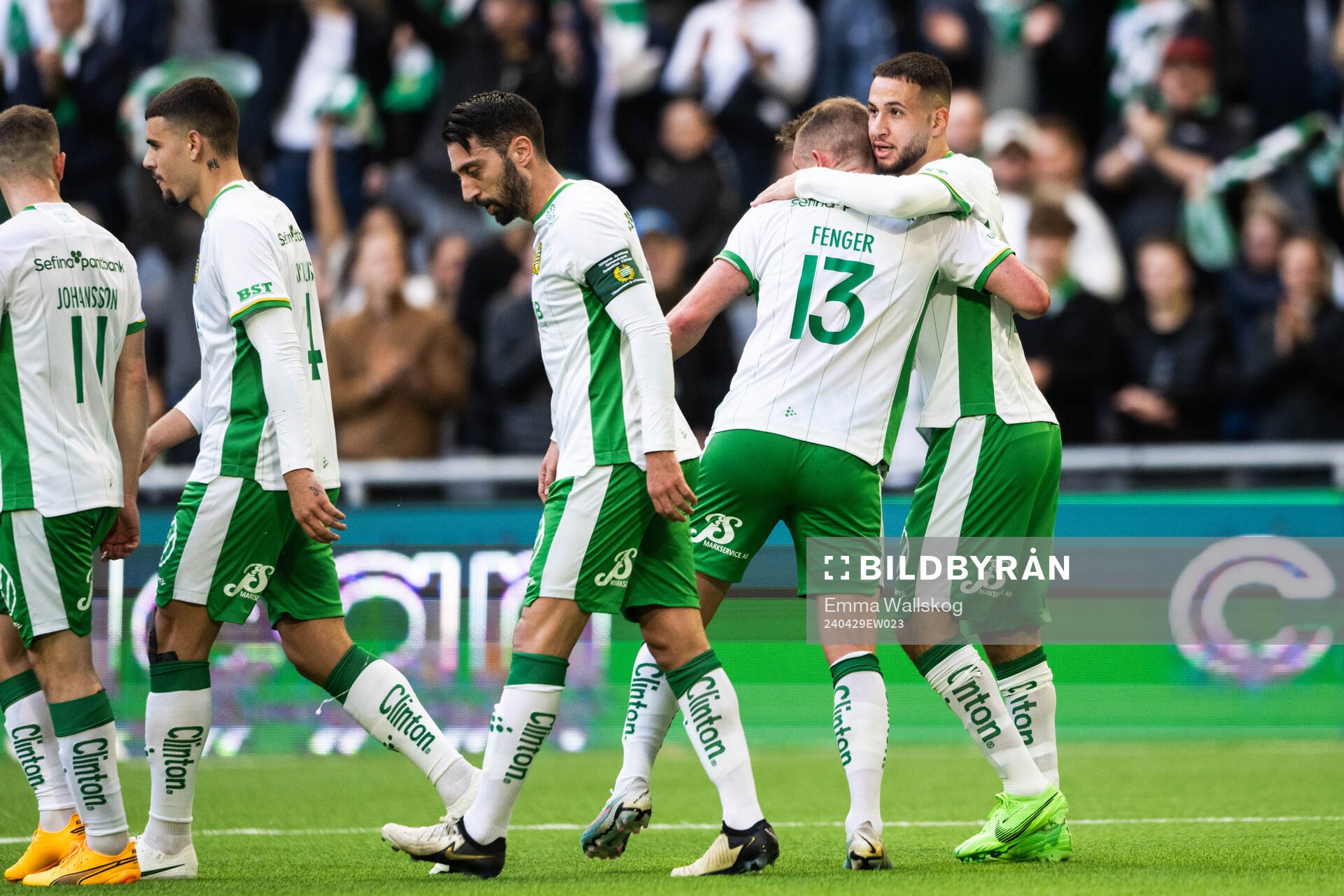 Hammarbys Abdelrahman Boudah Saidi och Mads Fenger Nielsen