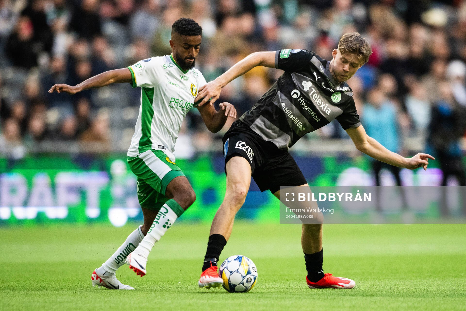 Hammarbys Tesfaldet Tekie och Västerås Patric Åslund