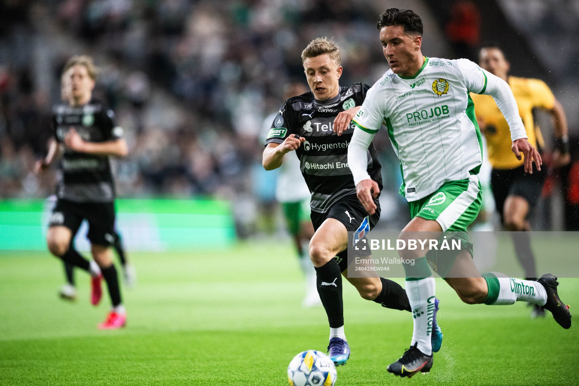 Västerås Simon Gefvert och Hammarbys Deniz Gul