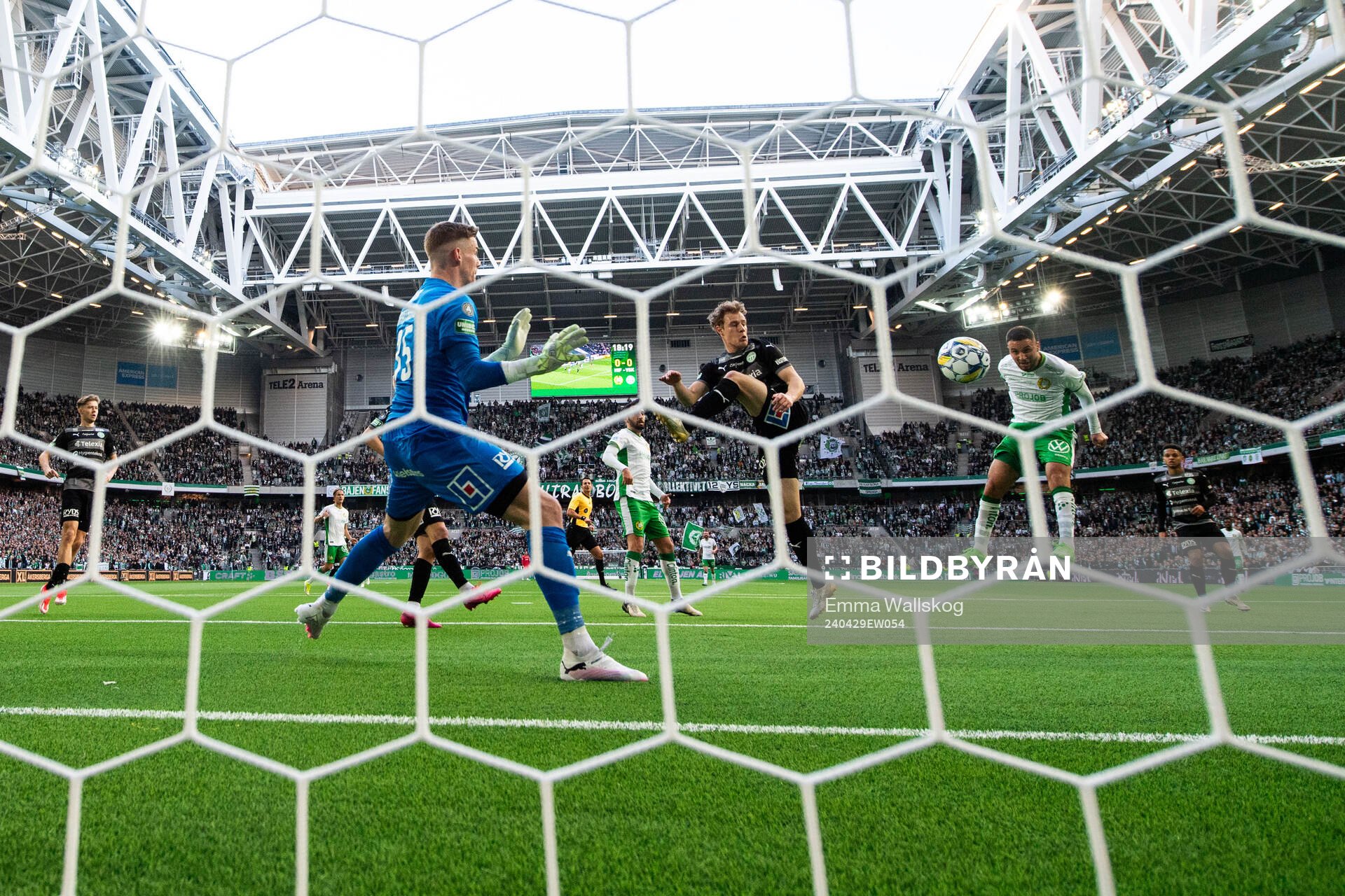 Hammarbys Abdelrahman Boudah Saidi gör 1-0 bakom
