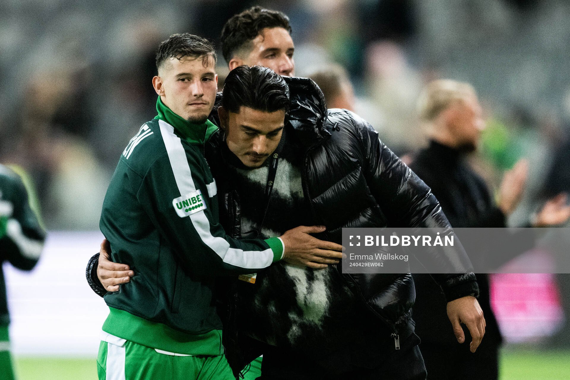 Hammarbys Viktor Dukanovic och Jusef Erabi jublar