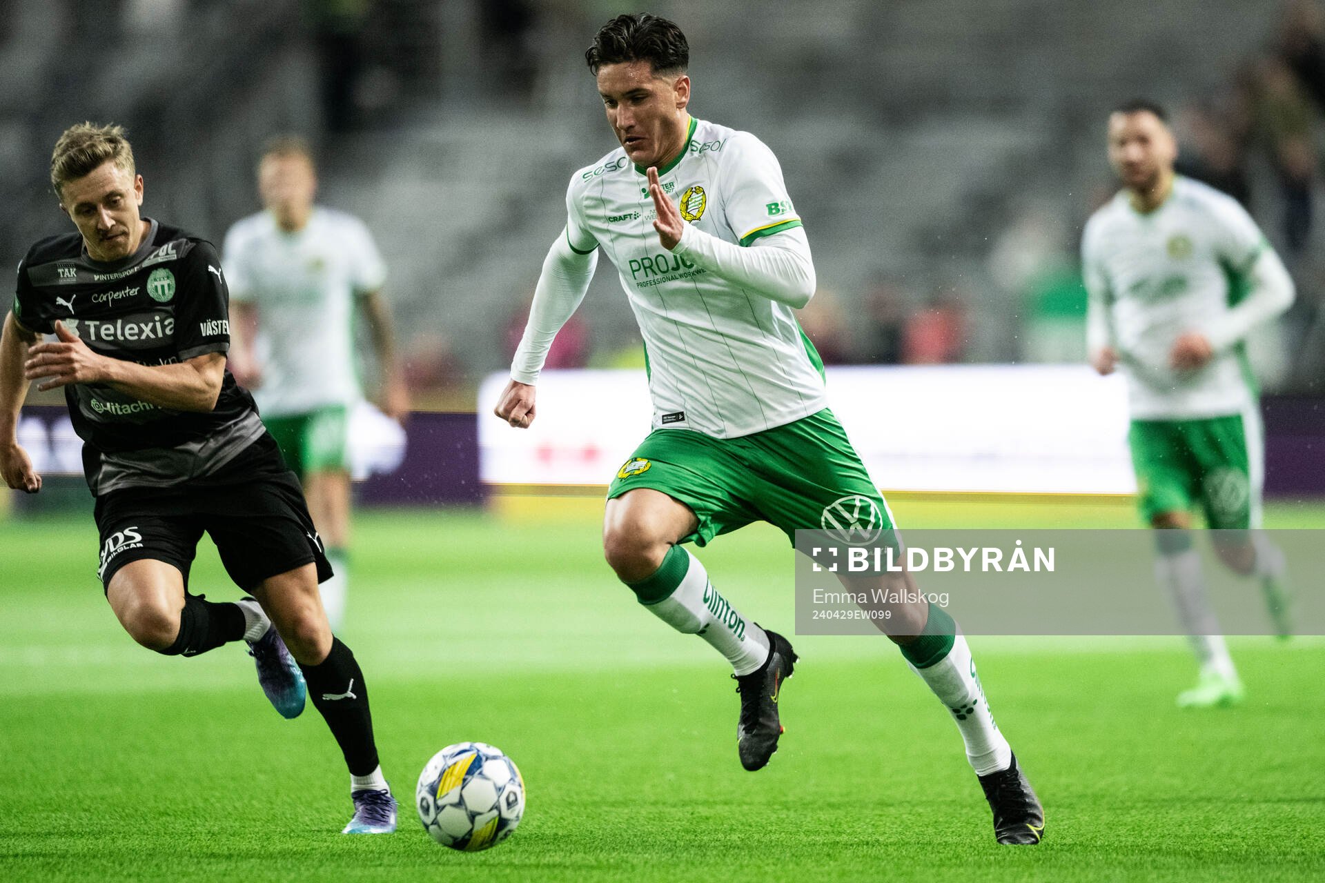 Västerås Simon Gefvert och Hammarbys Deniz Gul