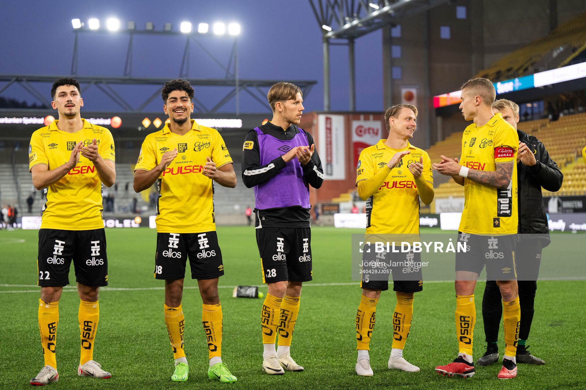 Elfsborgs spelare jublar
