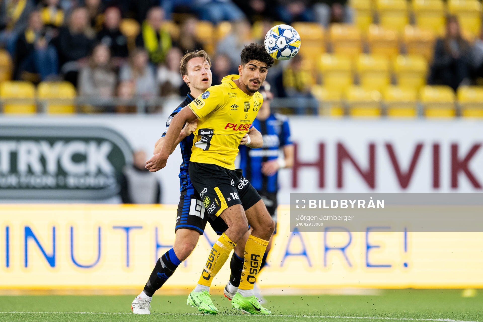 Elfsborgs Ahmed Qasem och Sirius Daniel Stensson