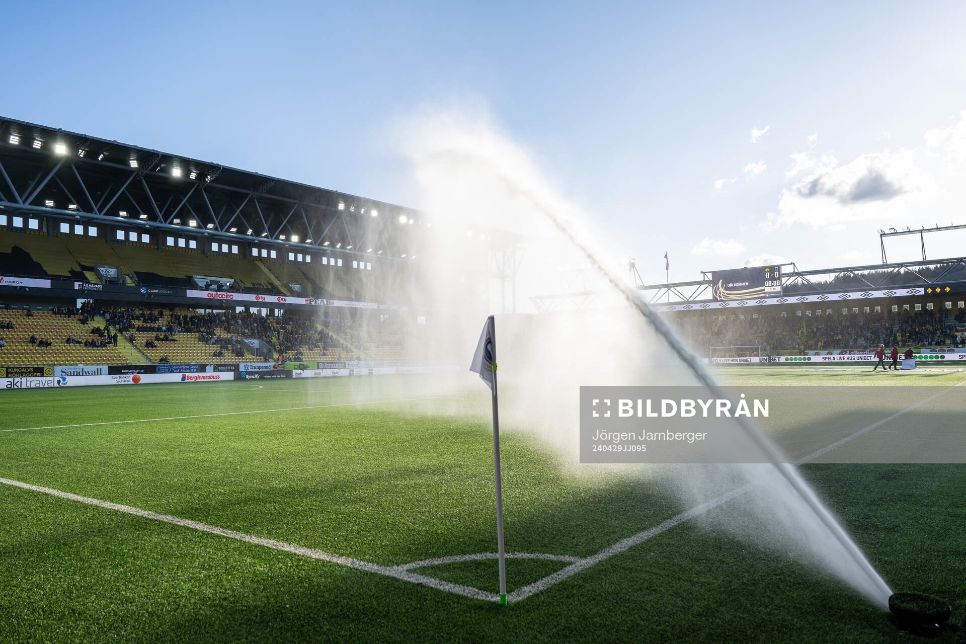 Vattning av planen