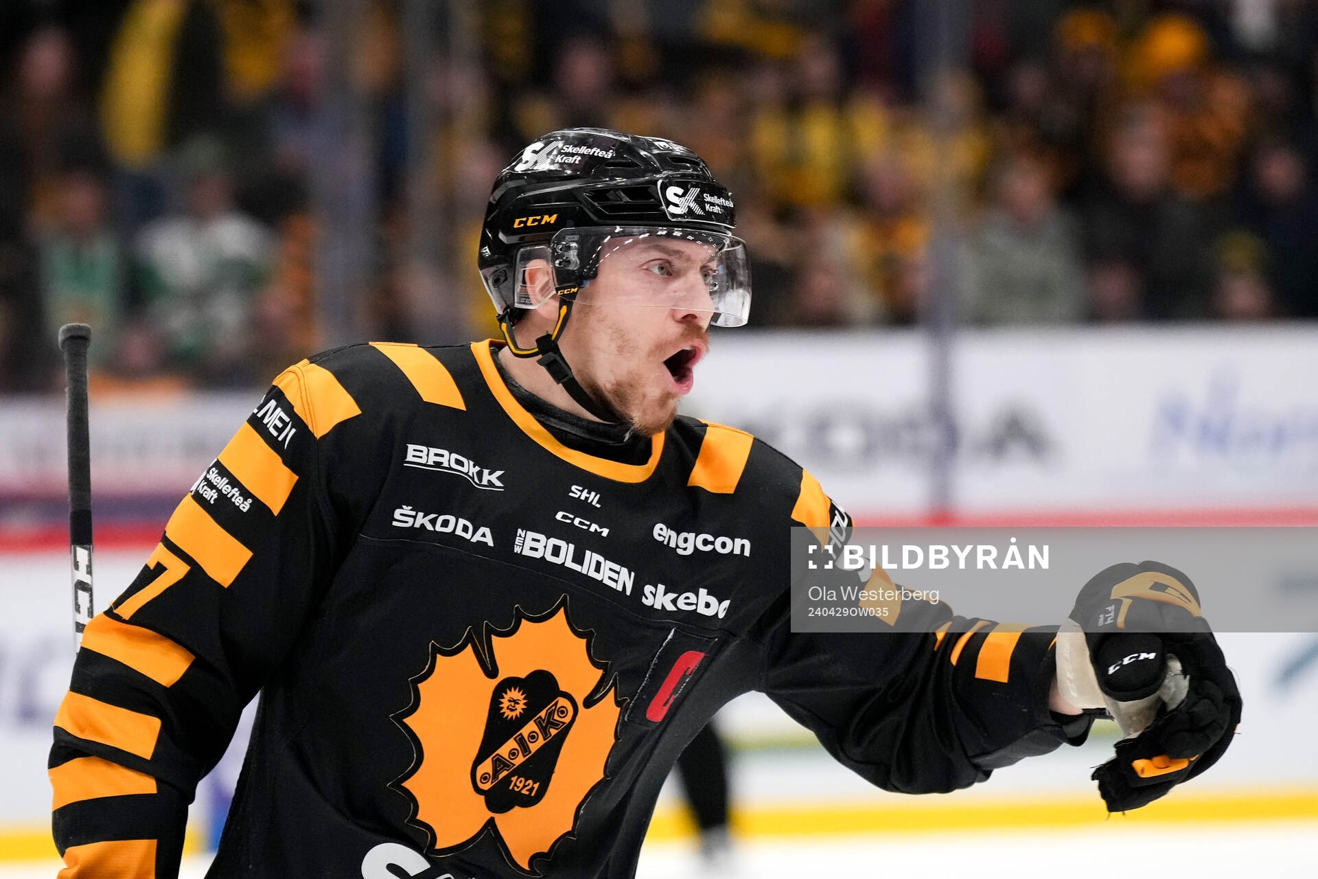 Skellefteås Pär Lindholm reagerar
