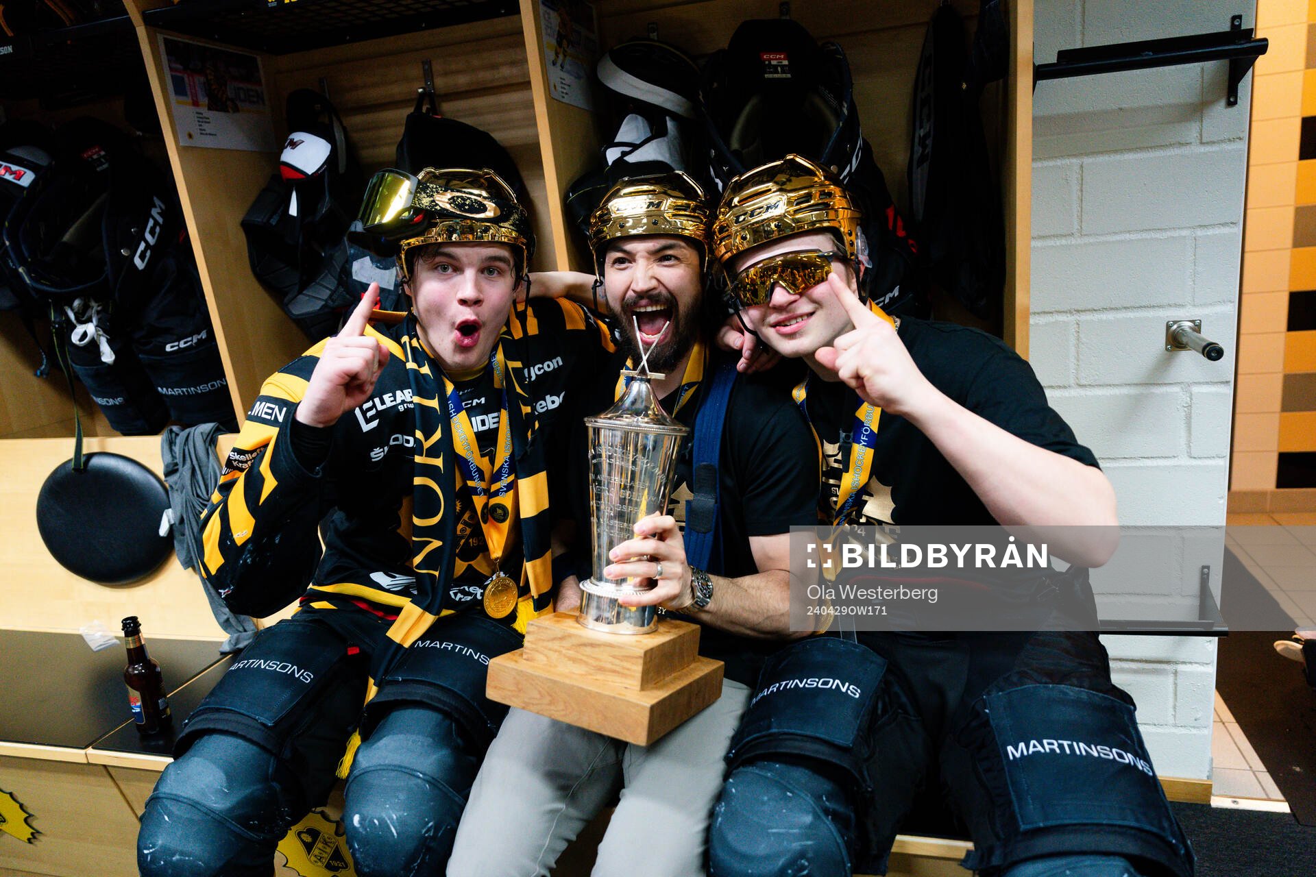 Skellefteås Axel Sandin Pellikka , Dylan Sikura och Zeb