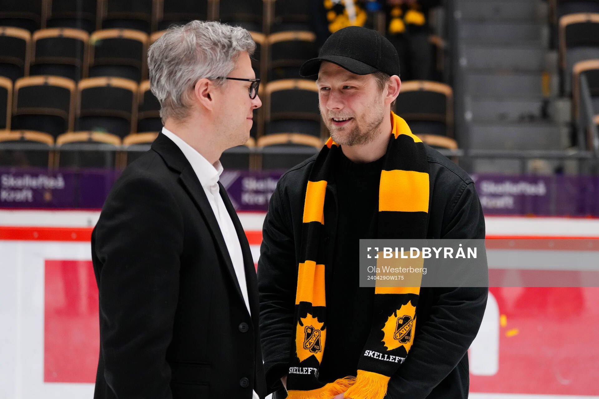 Skellefteås general manager Erik Forssell och Oscar Möller