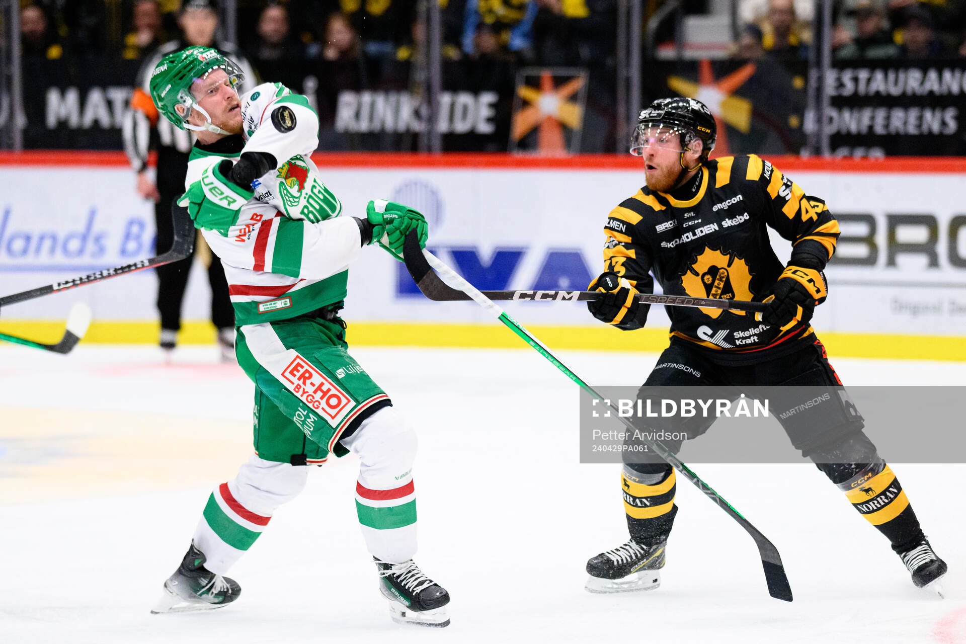 Rögles Anton Bengtsson och Skellefteås Filip Sandberg
