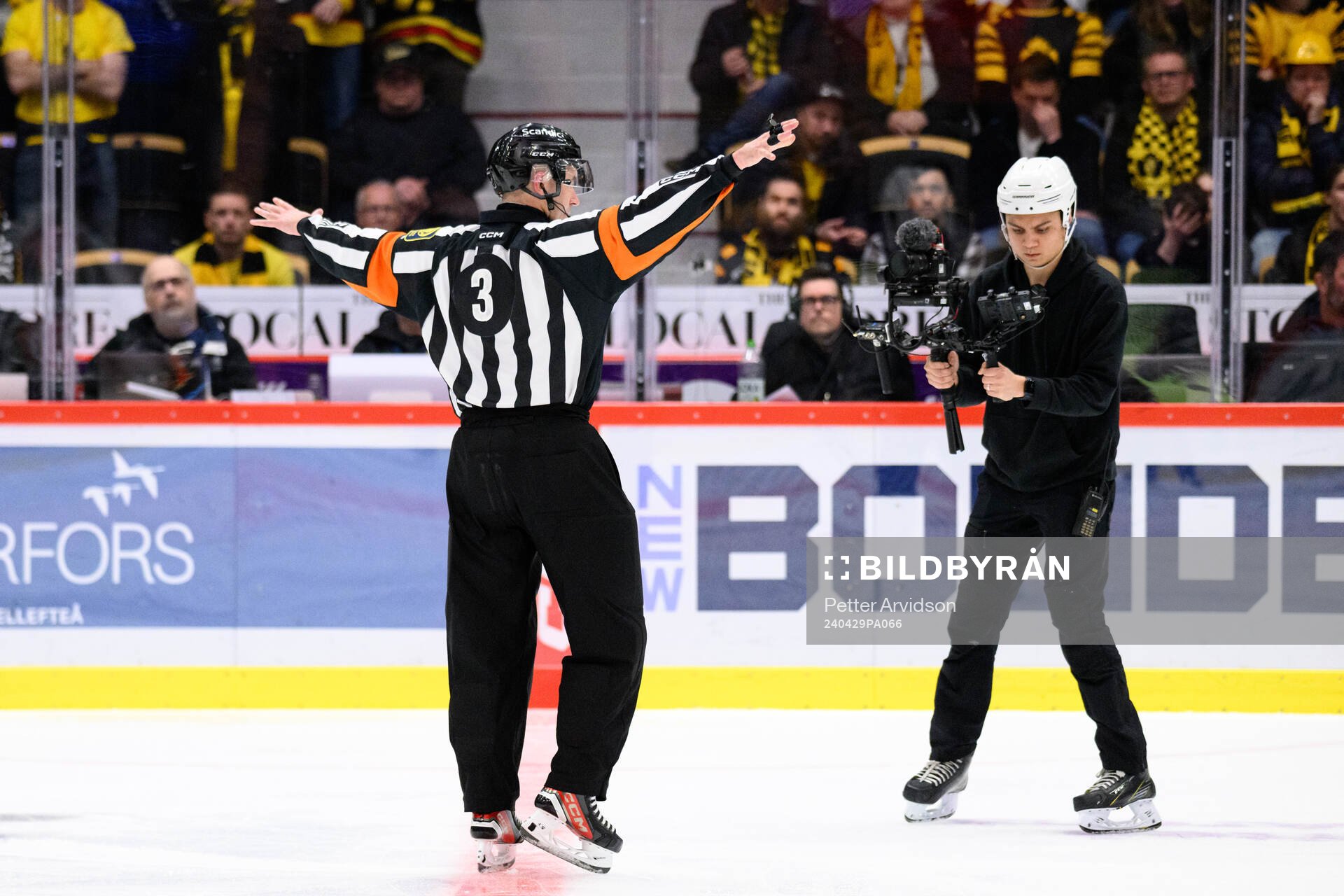 Domare Linus Öhlund tecknar för ej mål