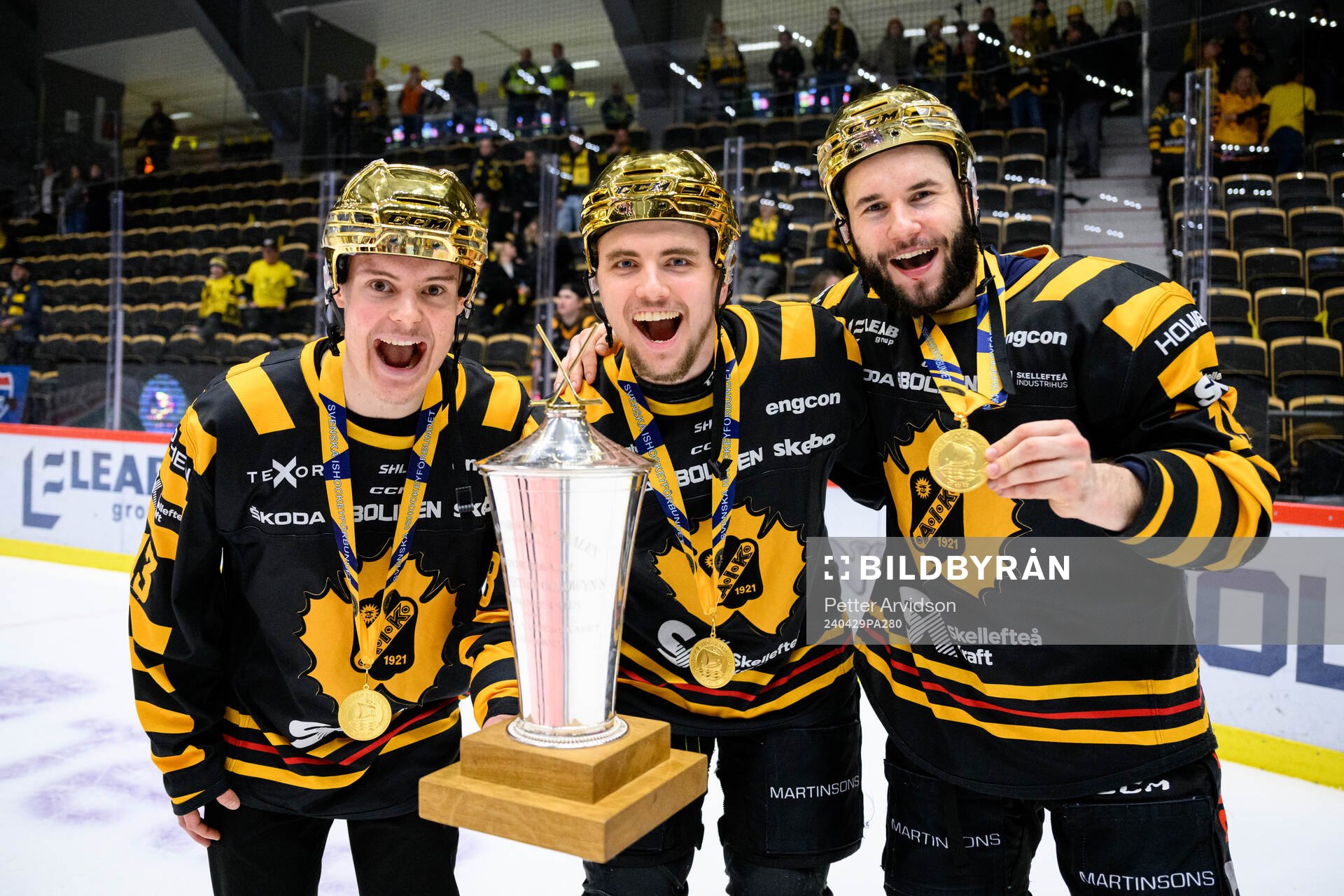 Skellefteås Theo Keilin, Elias Stenman och Martins