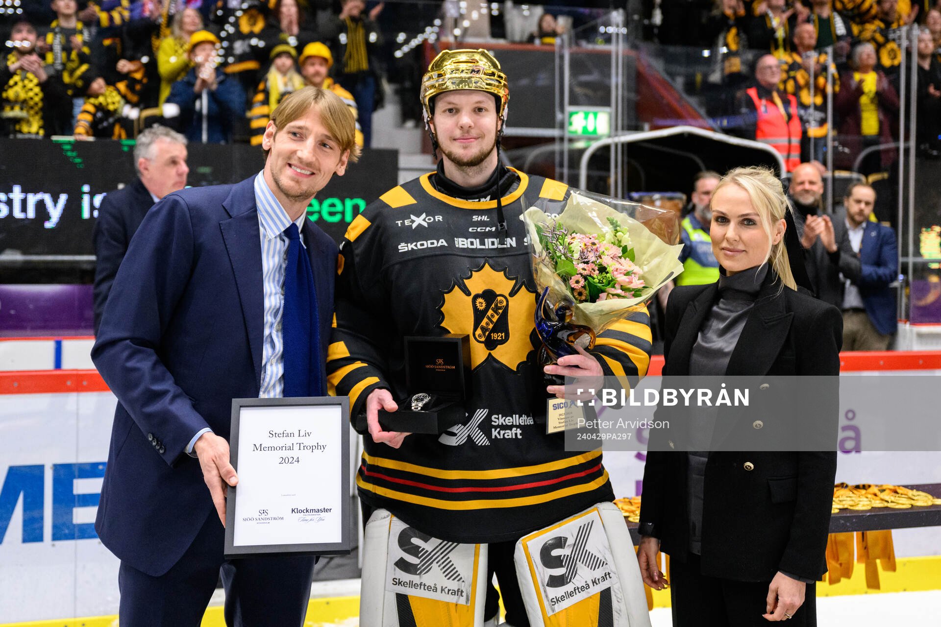 Skellefteås målvakt Linus Söderström tilldelas Stefan