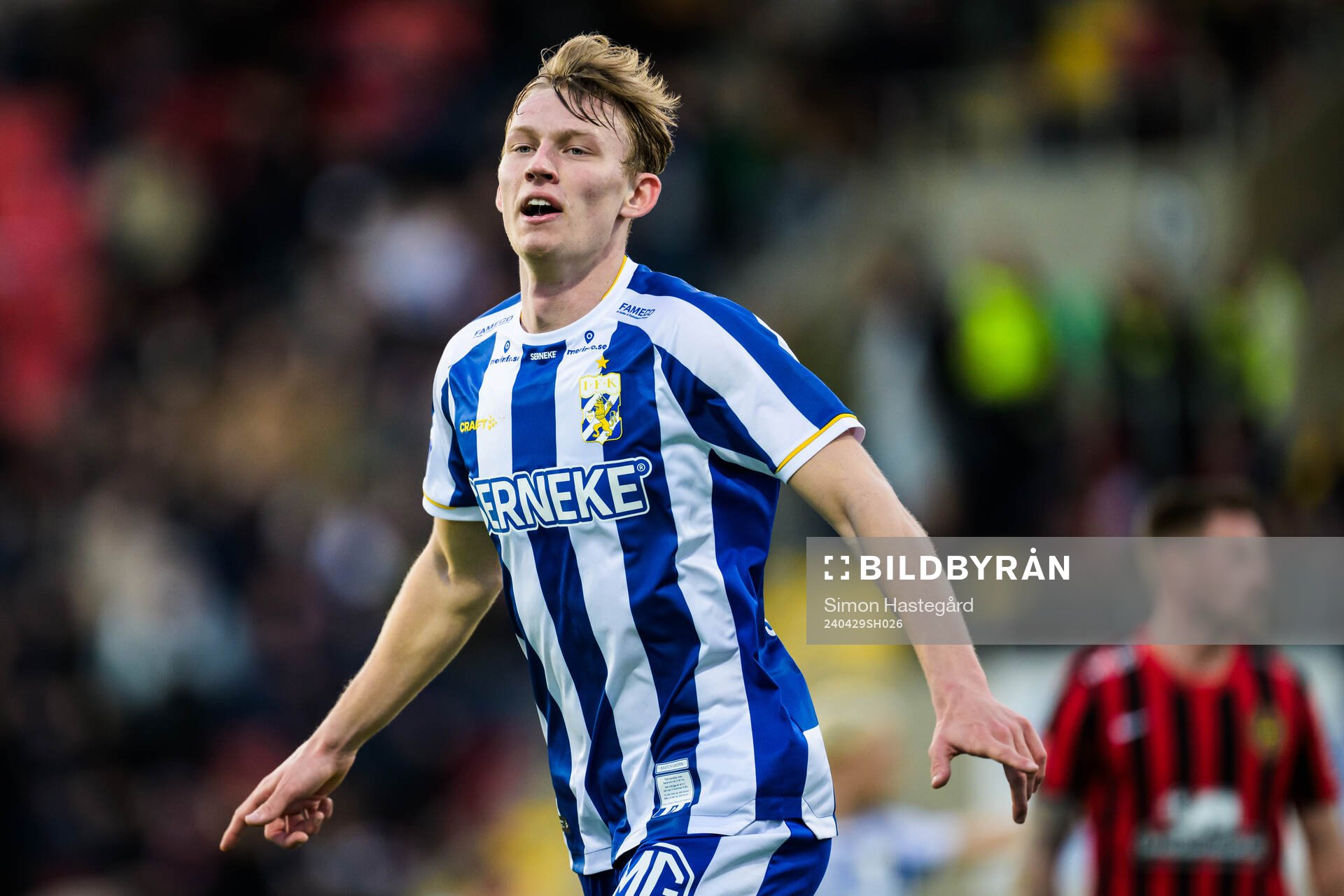 IFK Göteborgs Laurs Skjellerup jublar