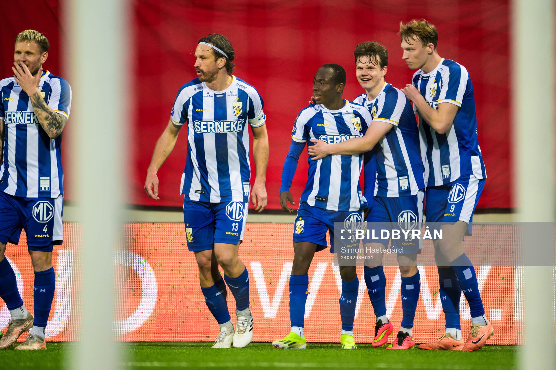IFK Göteborgs Gustav Svensson, Malick Junior Yalcouye,