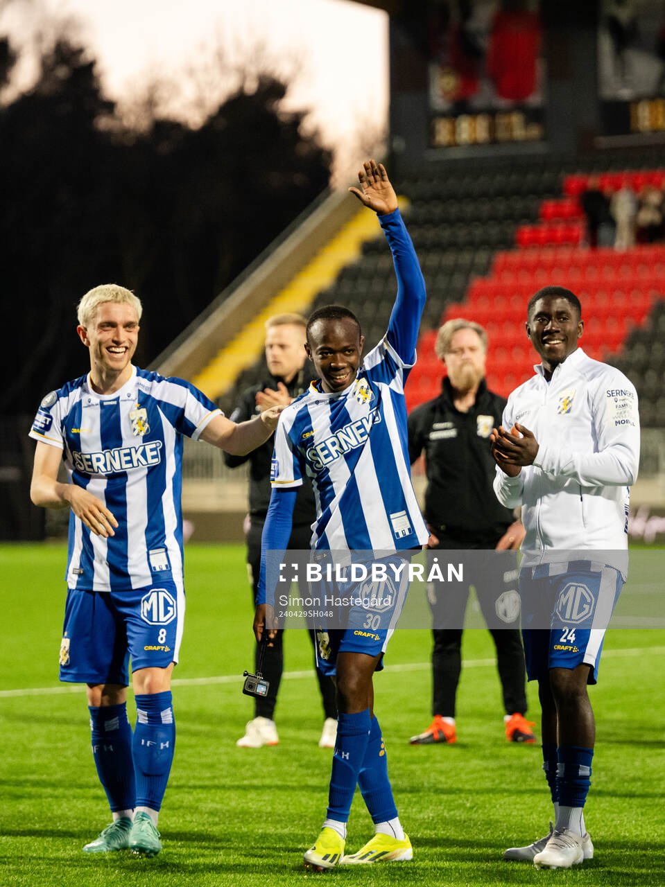IFK Göteborgs Malick Junior Yalcouye jublar