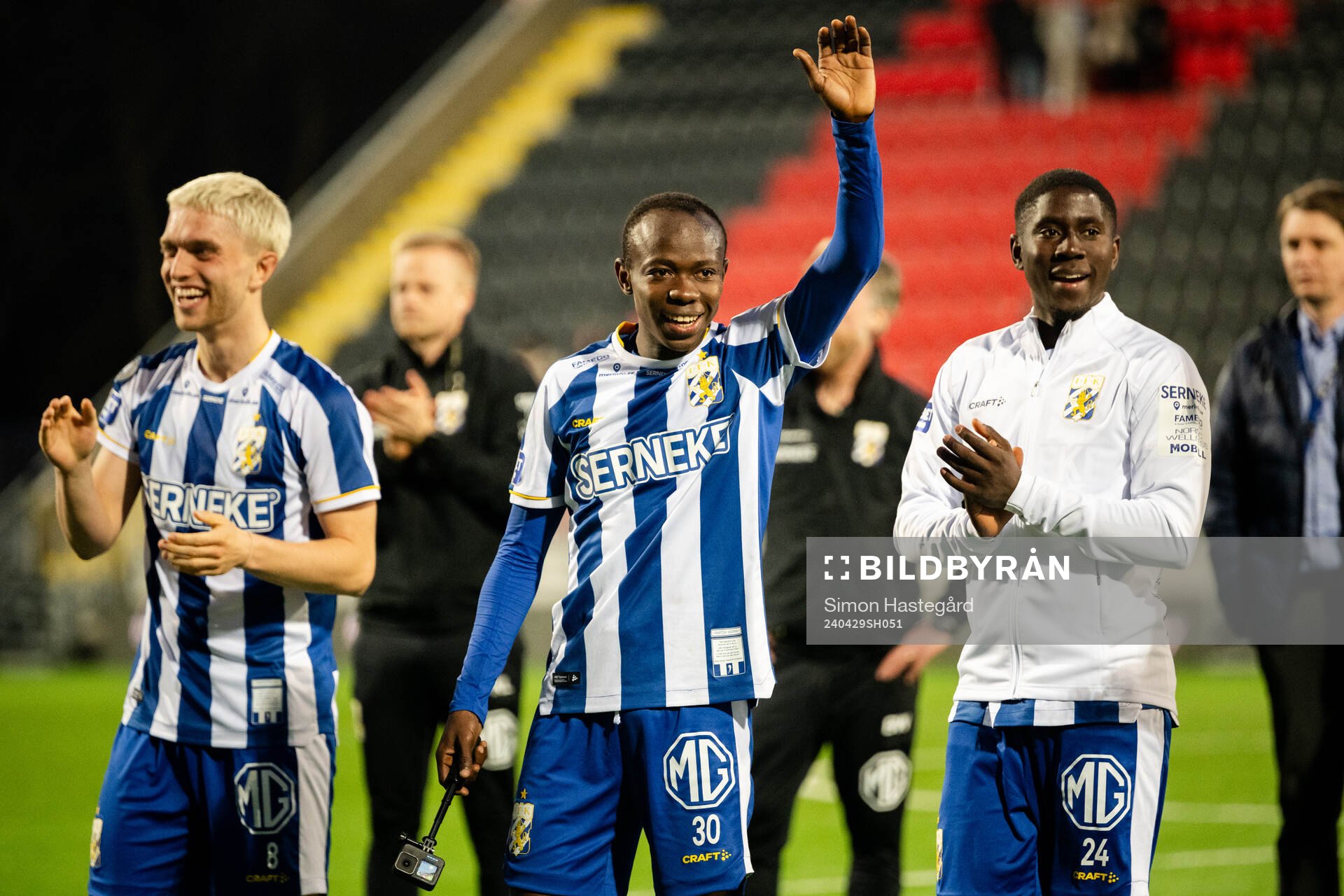 IFK Göteborgs Malick Junior Yalcouye jublar