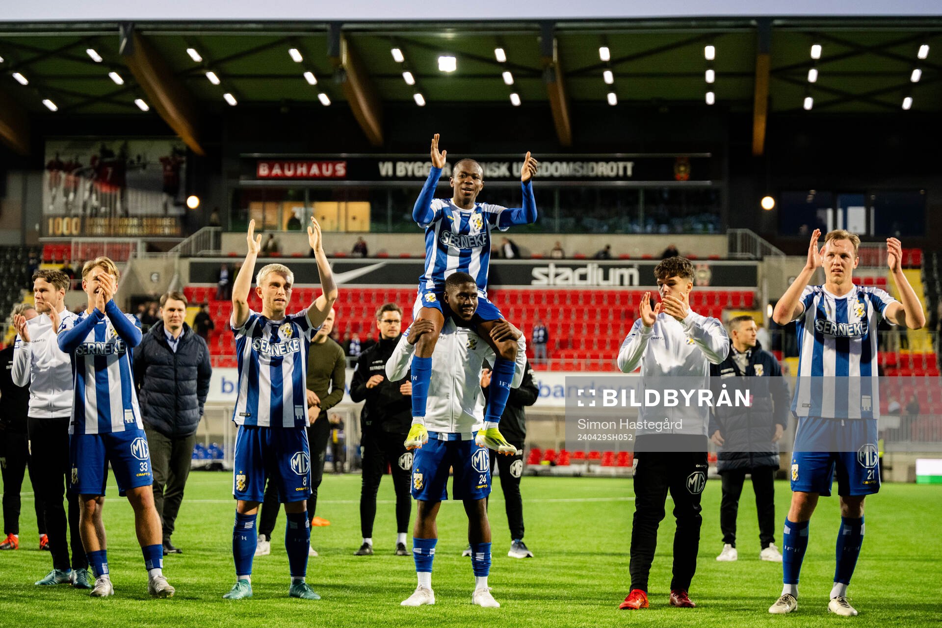 IFK Göteborgs Malick Junior Yalcouye jublar