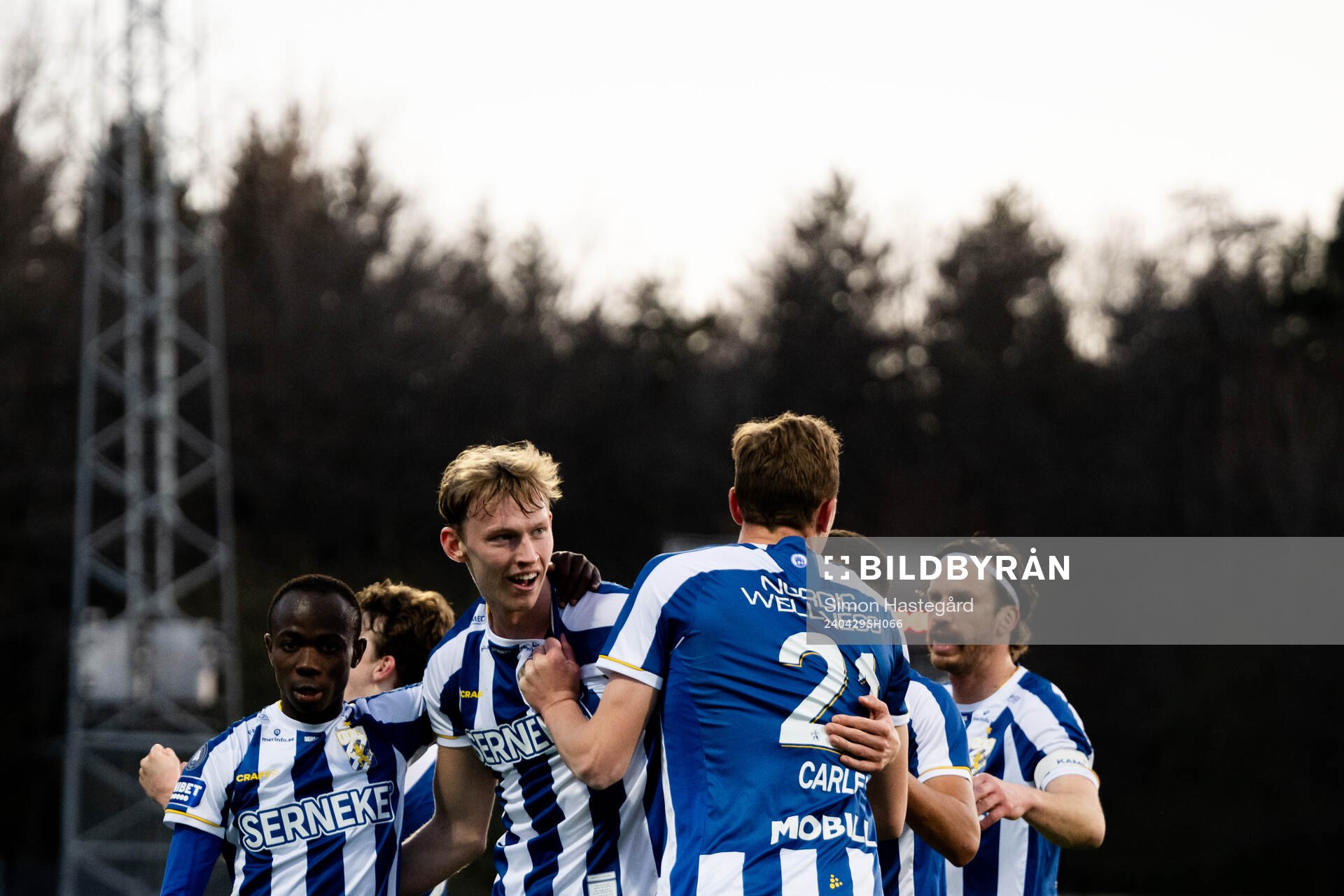 IFK Göteborgs Laurs Skjellerup jublar