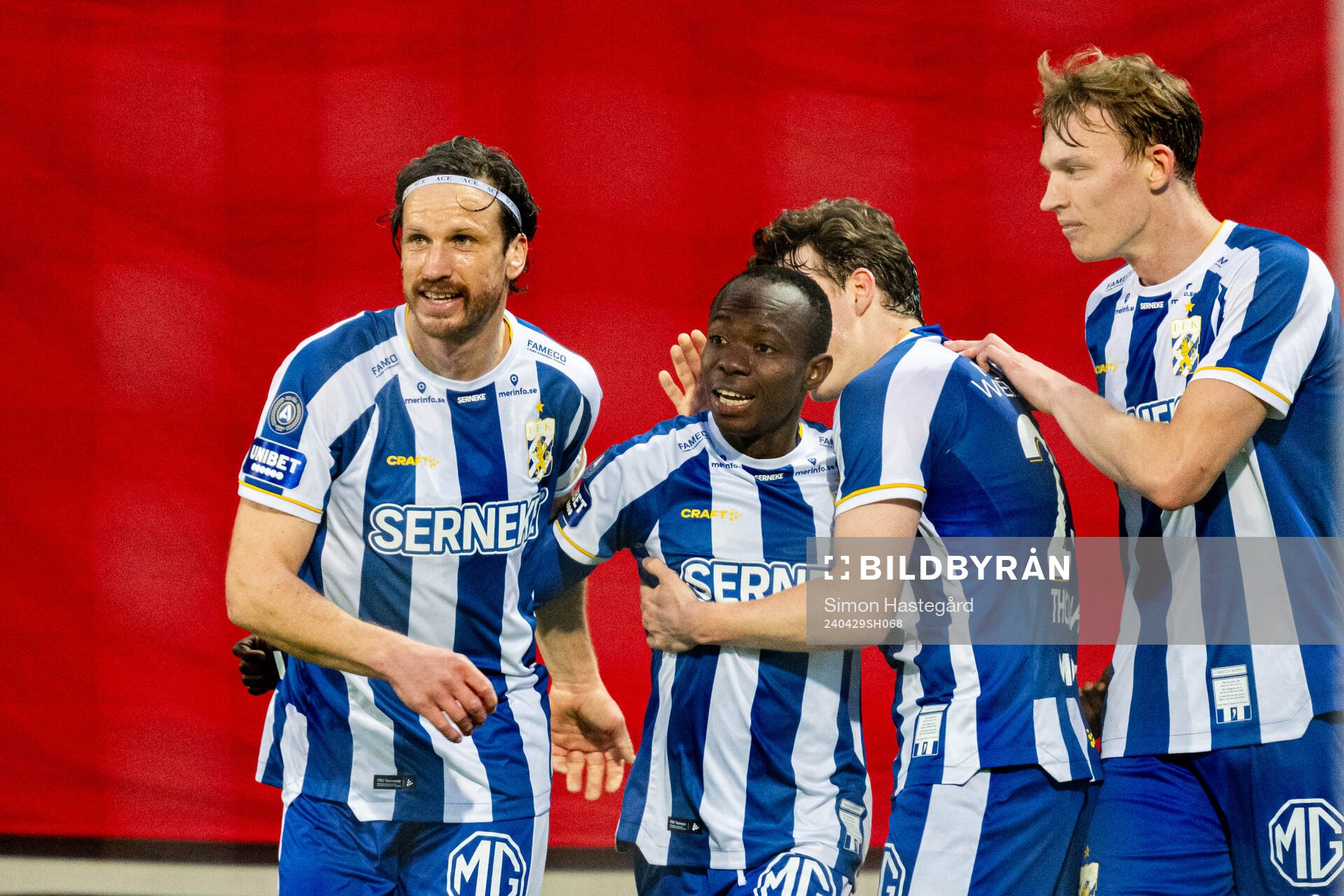 IFK Göteborgs Malick Junior Yalcouye jublar