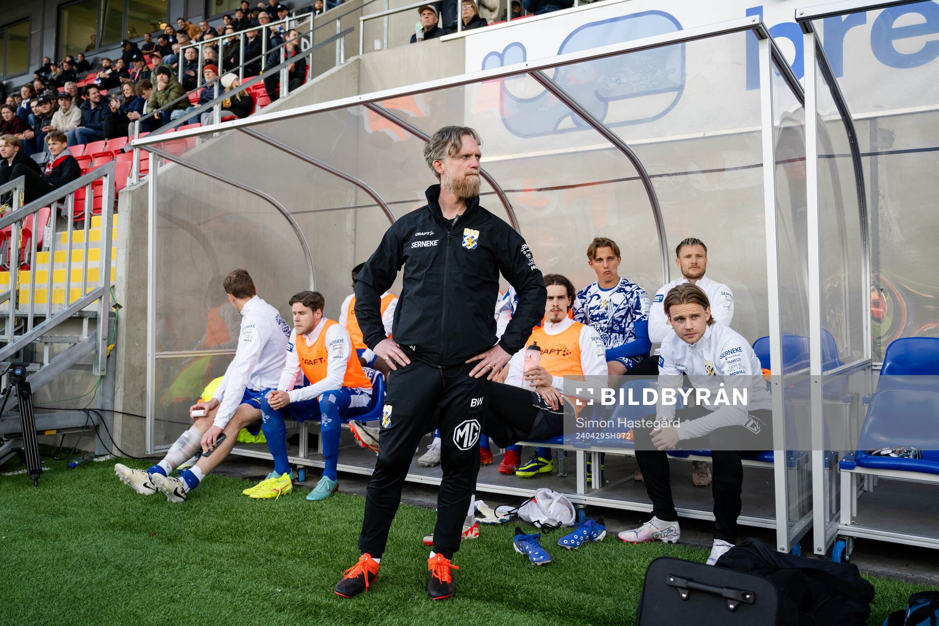 IFK Göteborgs spelare på bänken