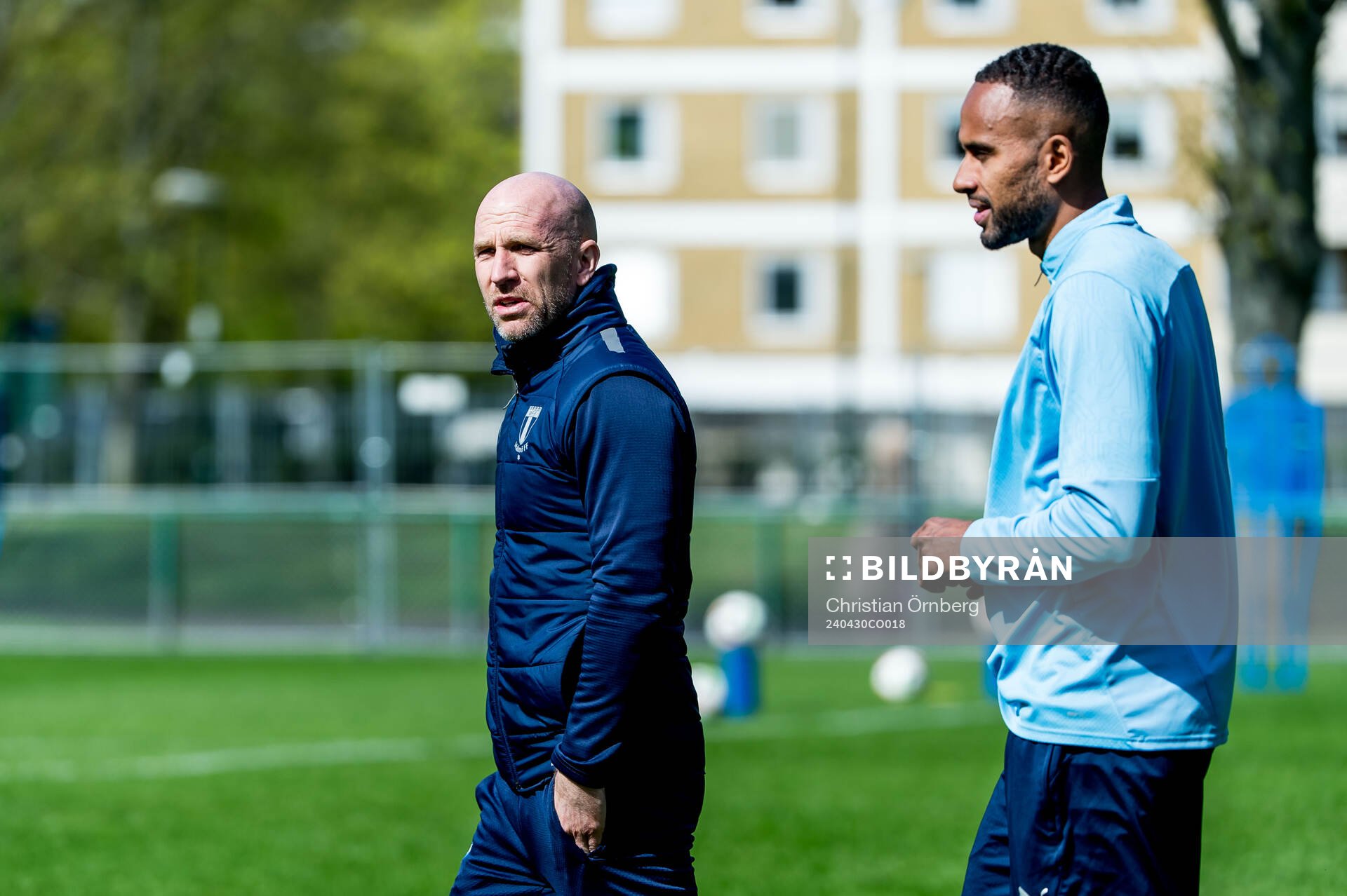 Malmö FFs tränare Henrik Rydström och Isaac Thelin