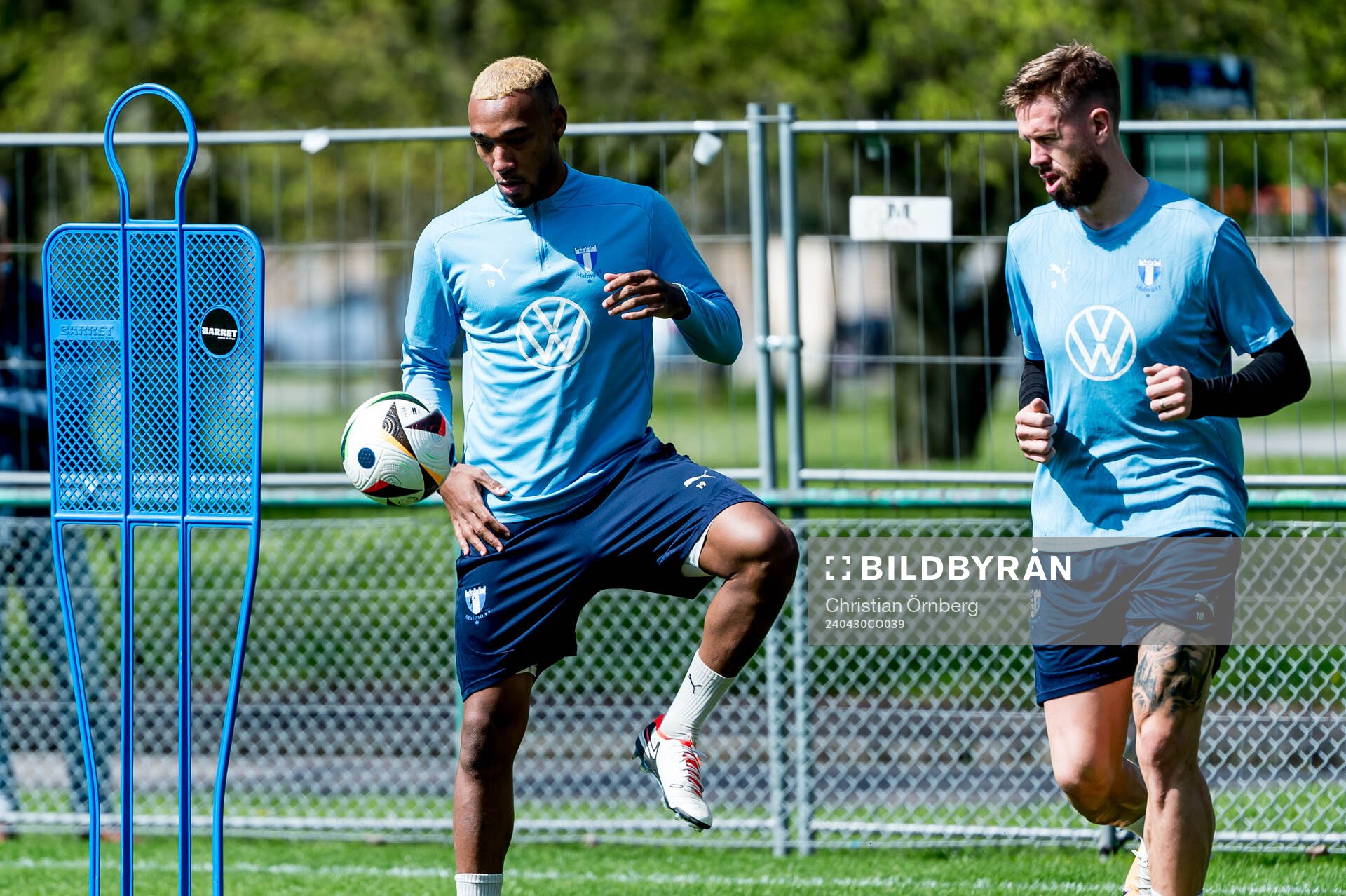Malmö FFs Derek Cornelius och Pontus Jansson