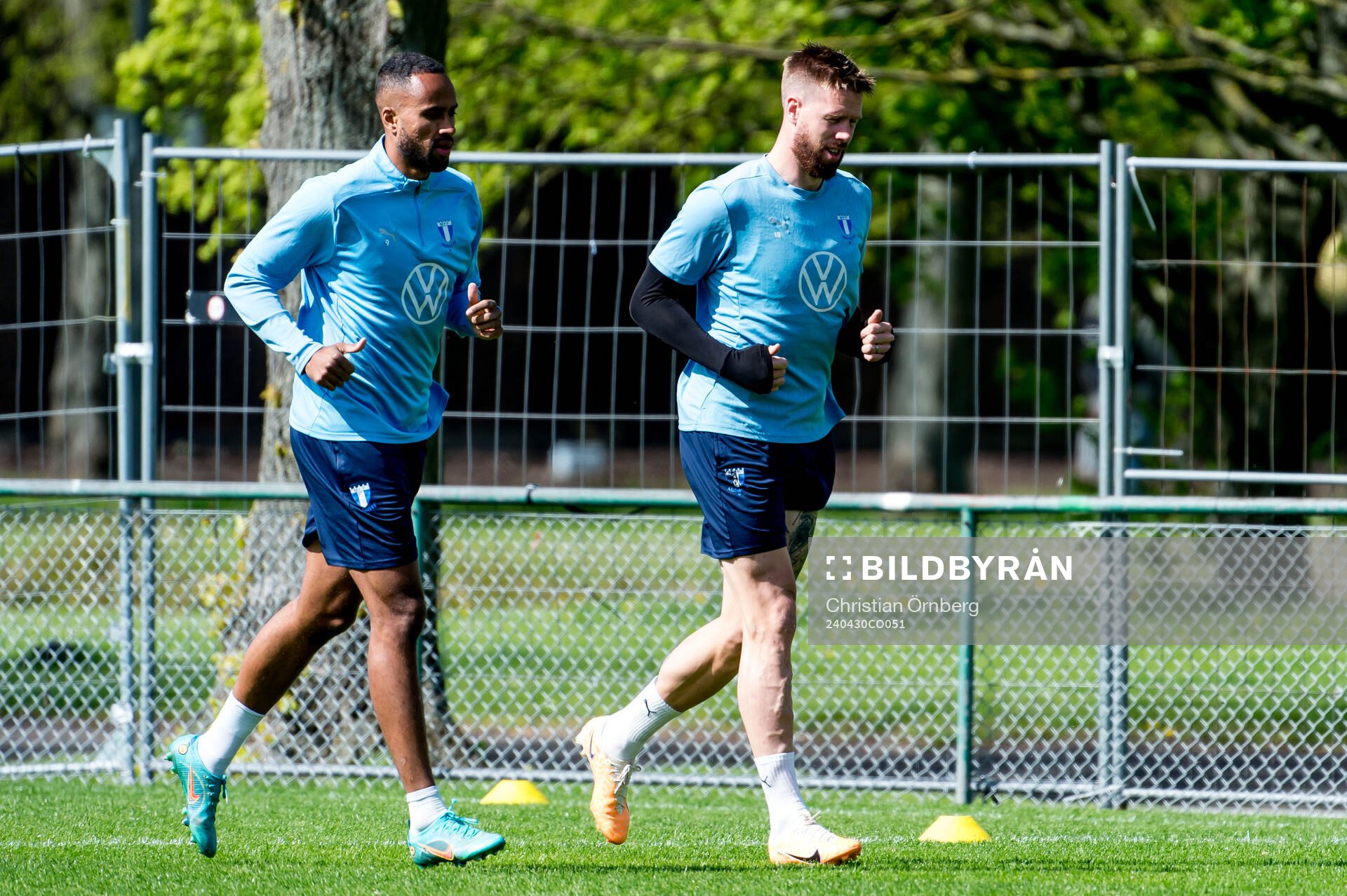 Malmö FFs Isaac Thelin och Pontus Jansson