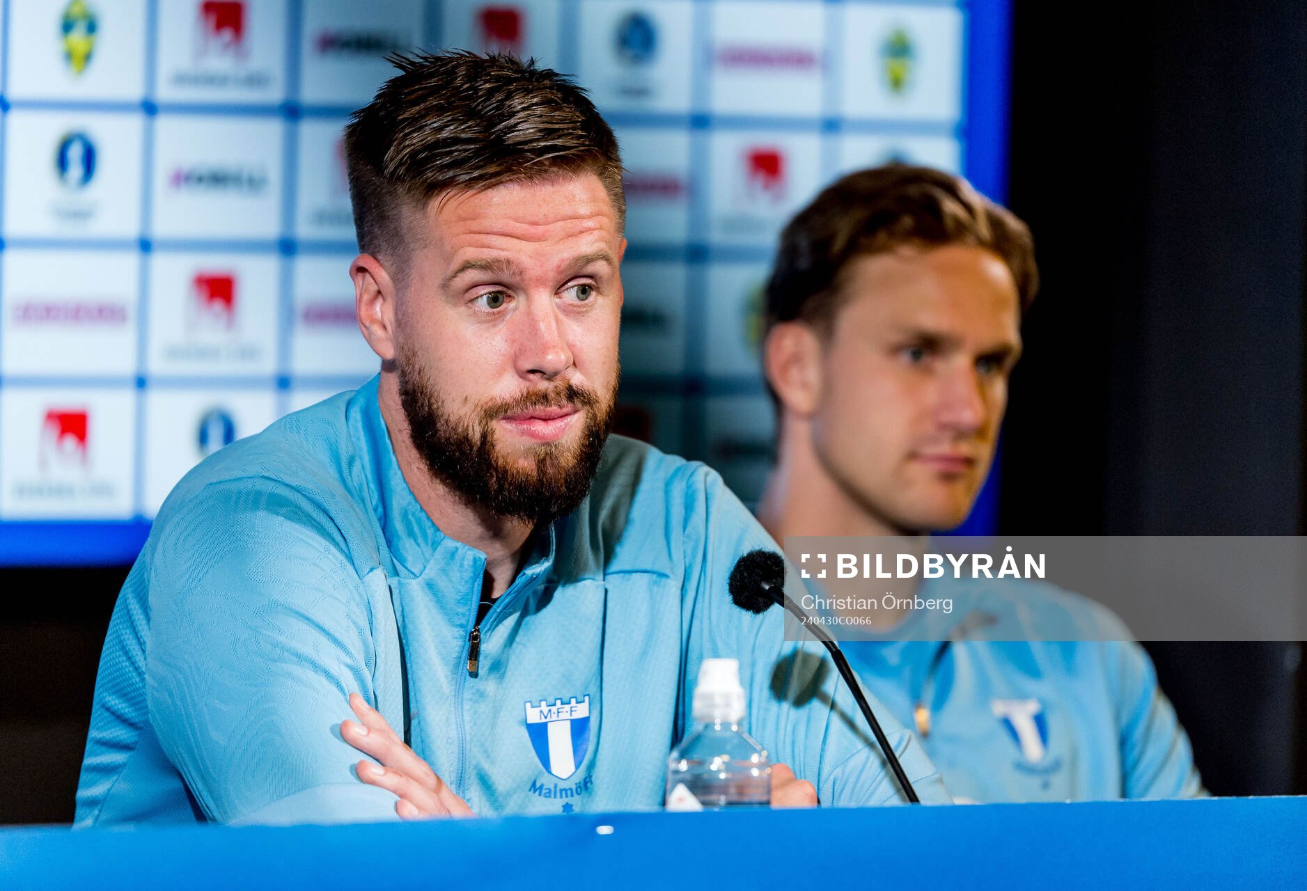 Malmö FFs Pontus Jansson och Erik Botheim