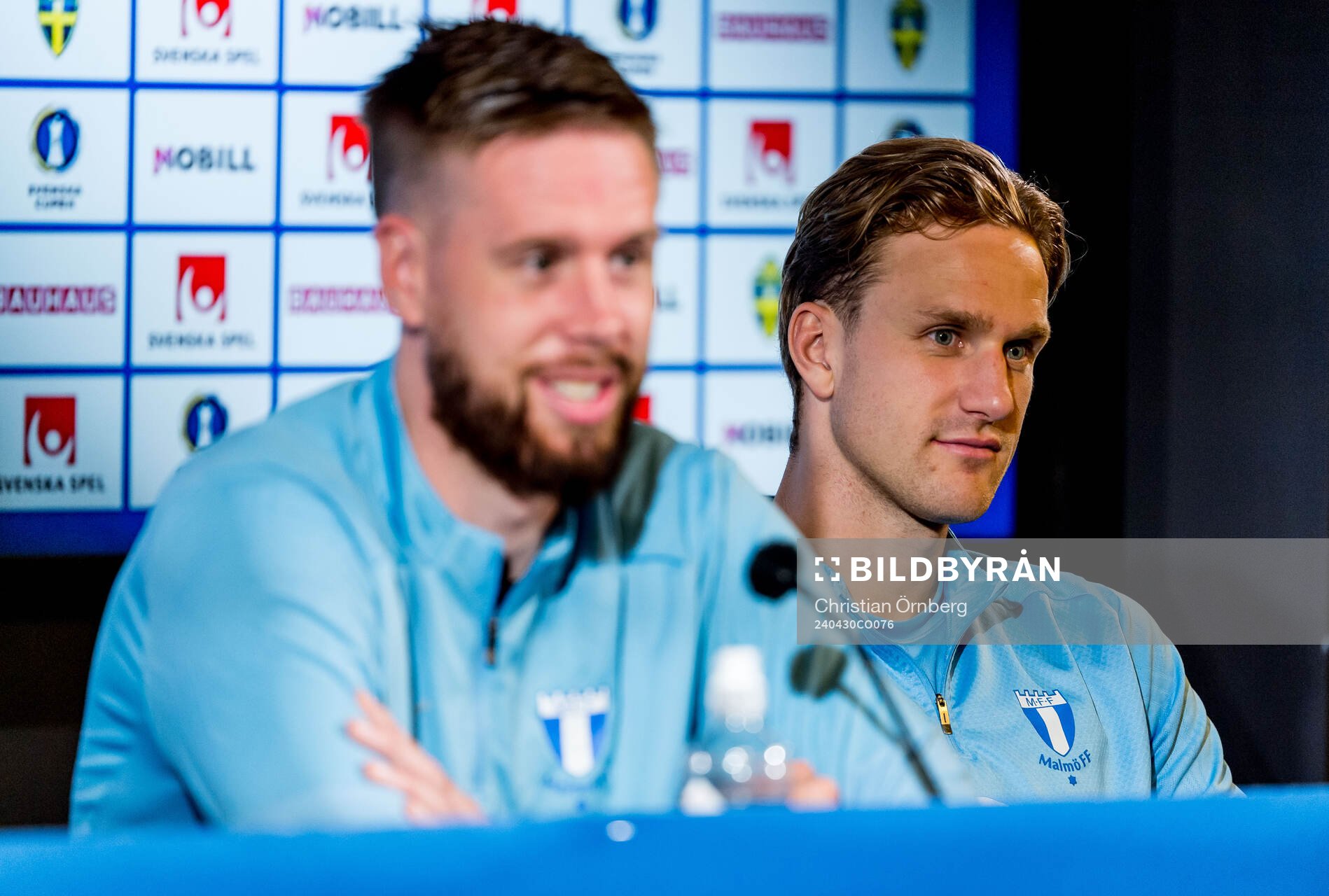 Malmö FFs Pontus Jansson och Erik Botheim