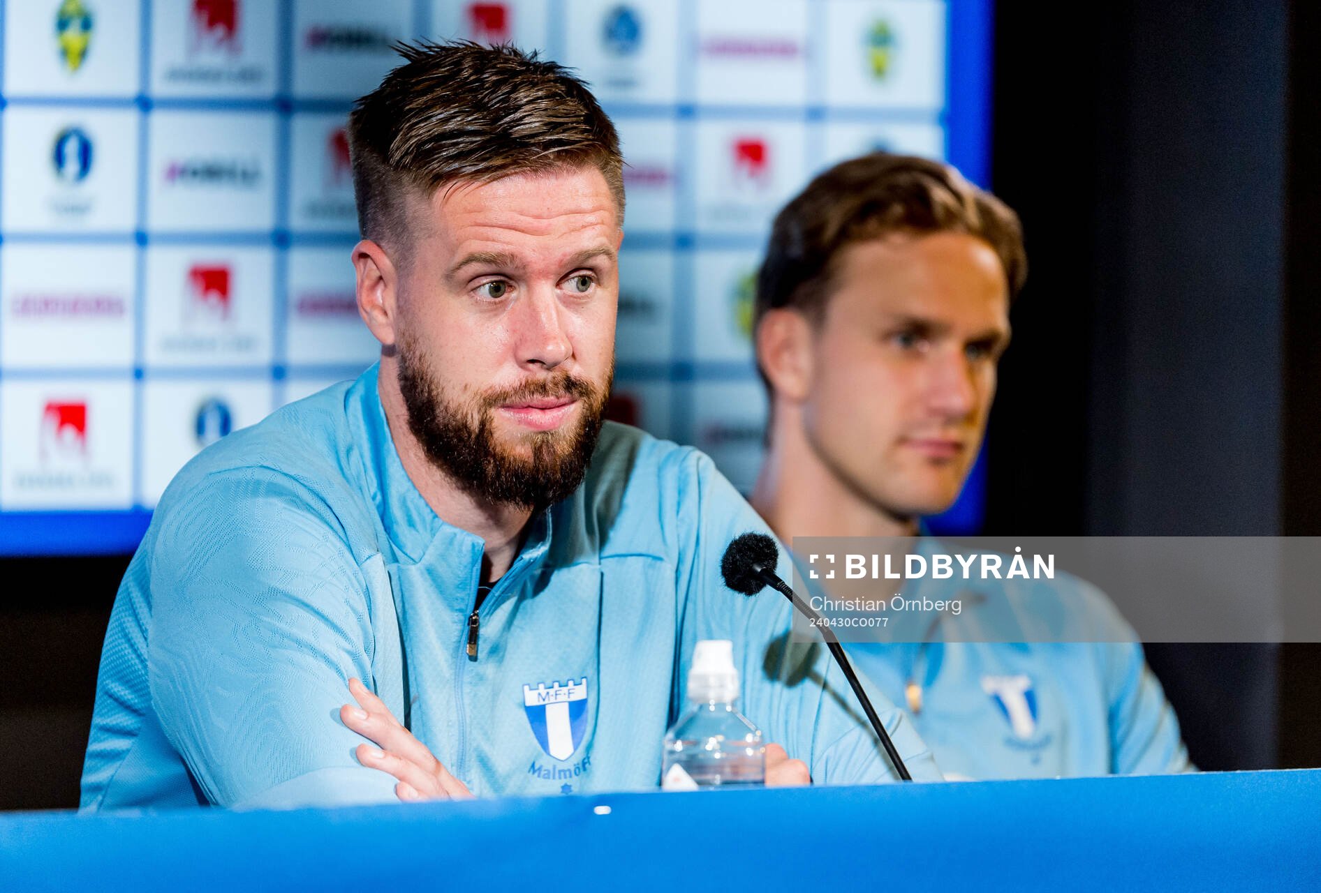 Malmö FFs Pontus Jansson och Erik Botheim