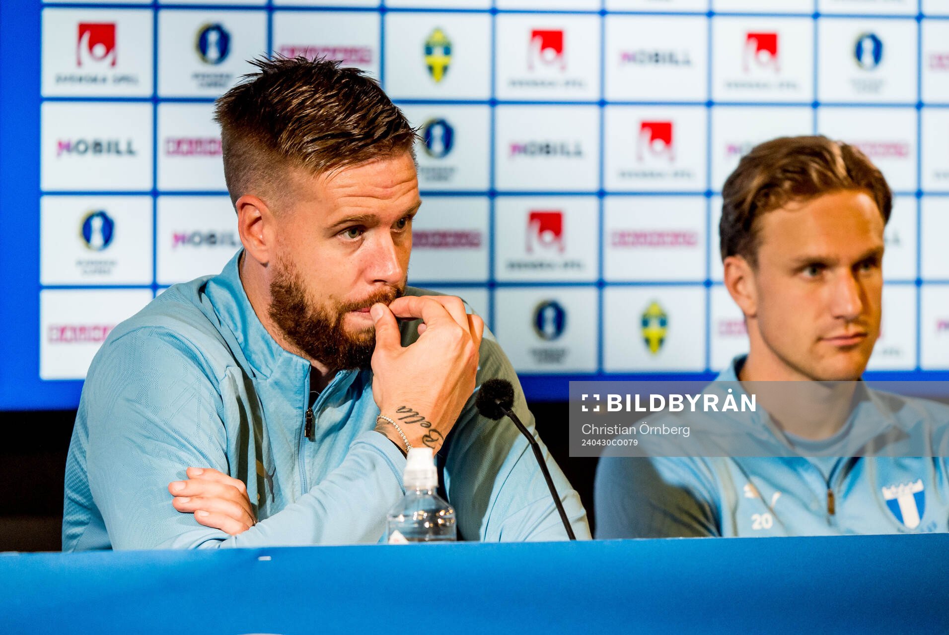 Malmö FFs Pontus Jansson och Erik Botheim