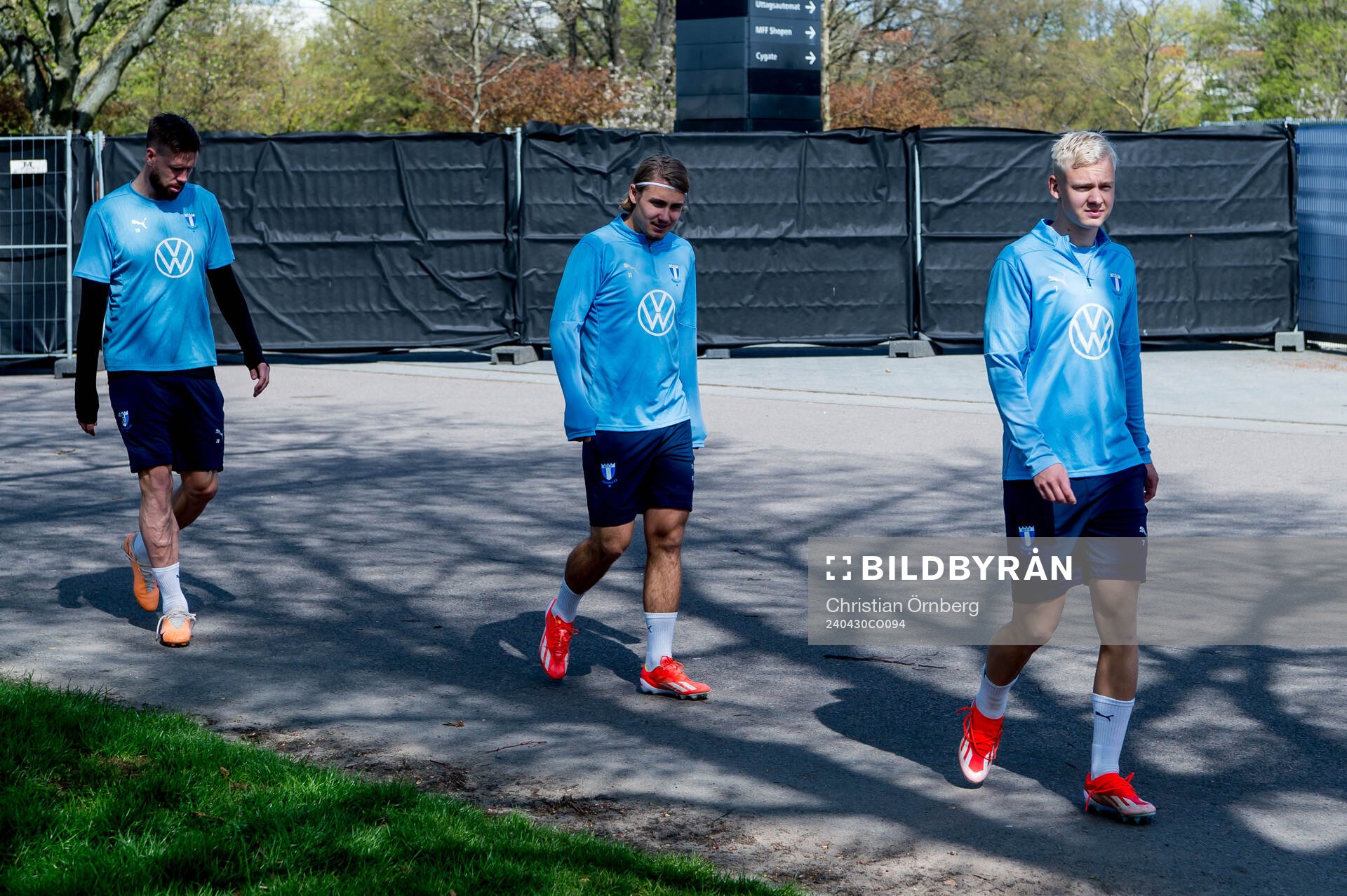 Malmö FFs Pontus Jansson, Sebastian Nanasi och Otto