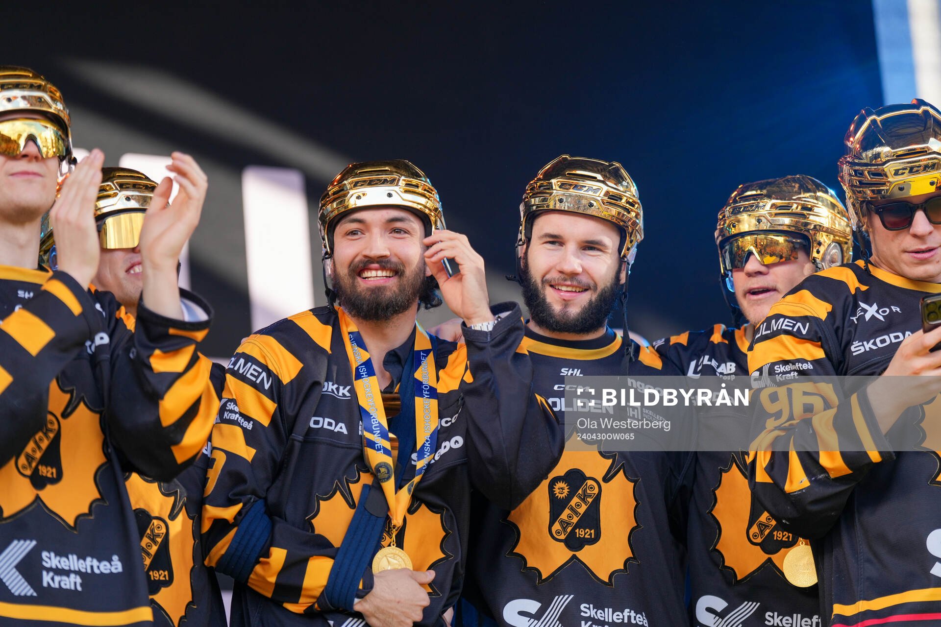 Skellefteås Dylan Sikura och Skellefteås Martins Dzierkals