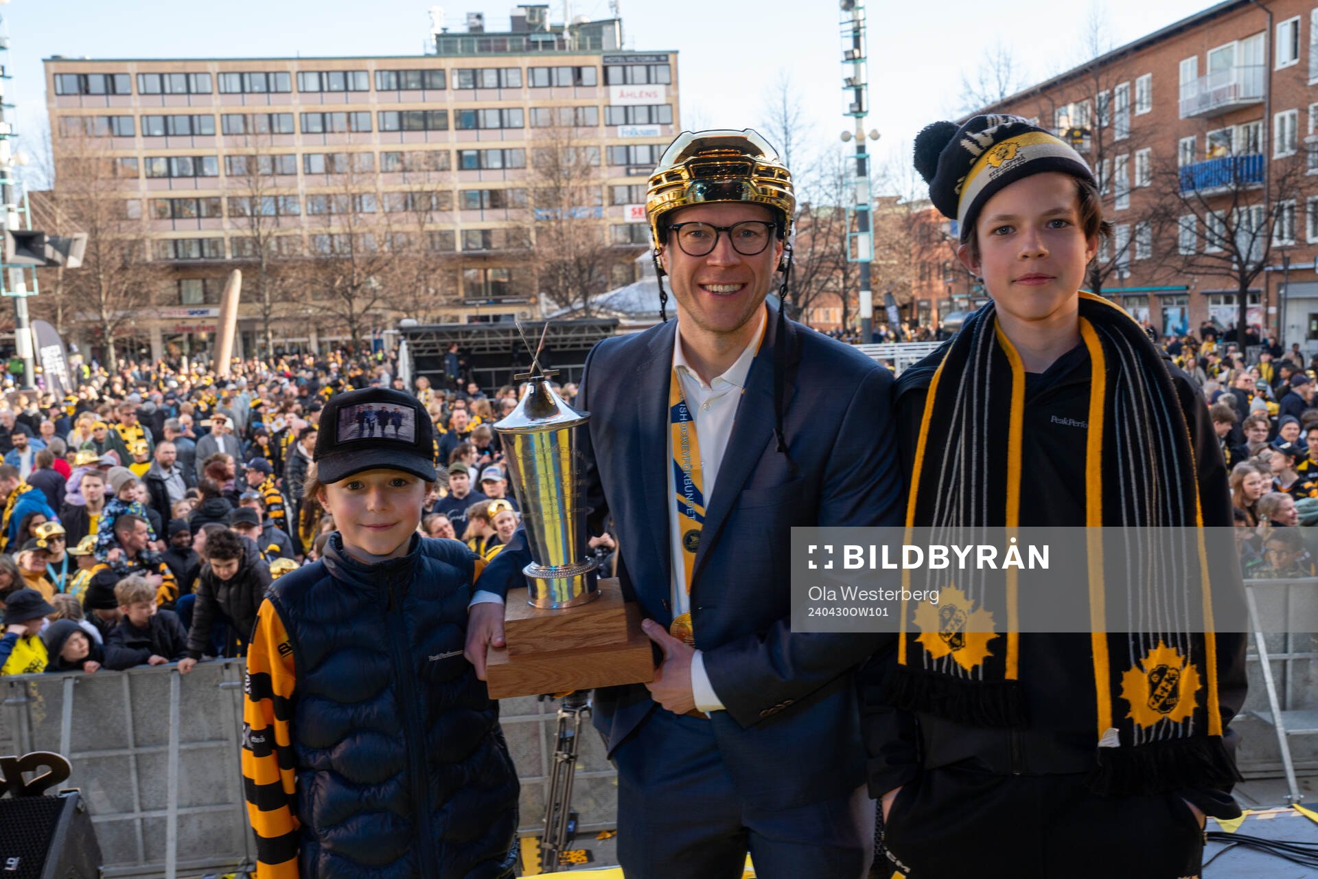 Skellefteås general manager Erik Forssell med sönder