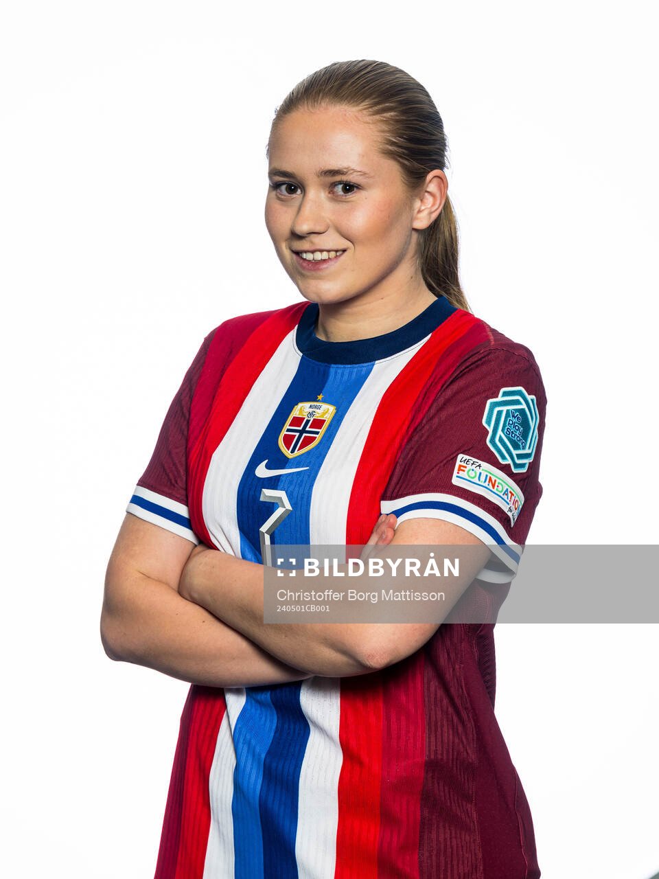 Malin Dalsgård of the Norwegian U17 national football team