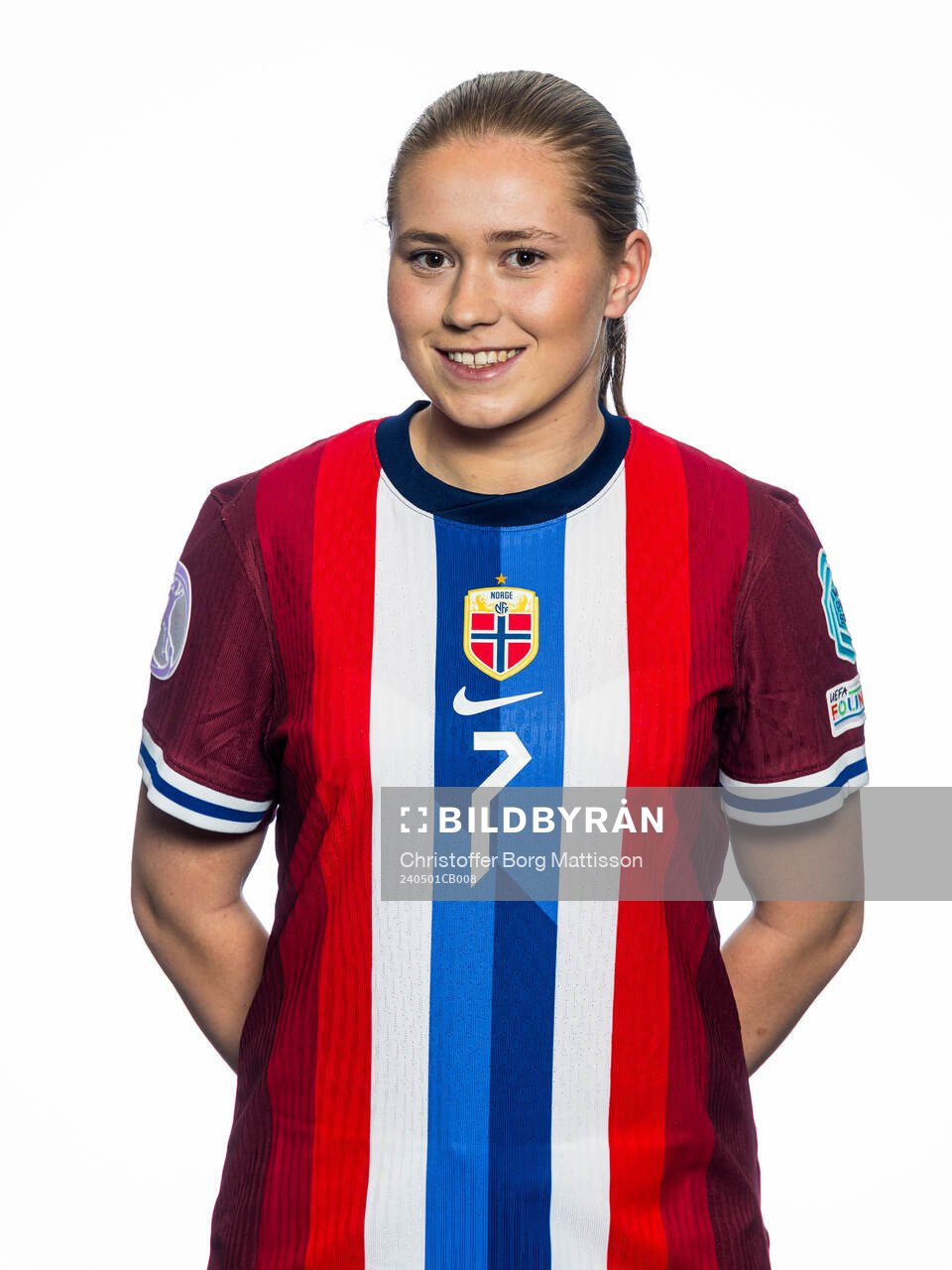 Malin Dalsgård of the Norwegian U17 national football team