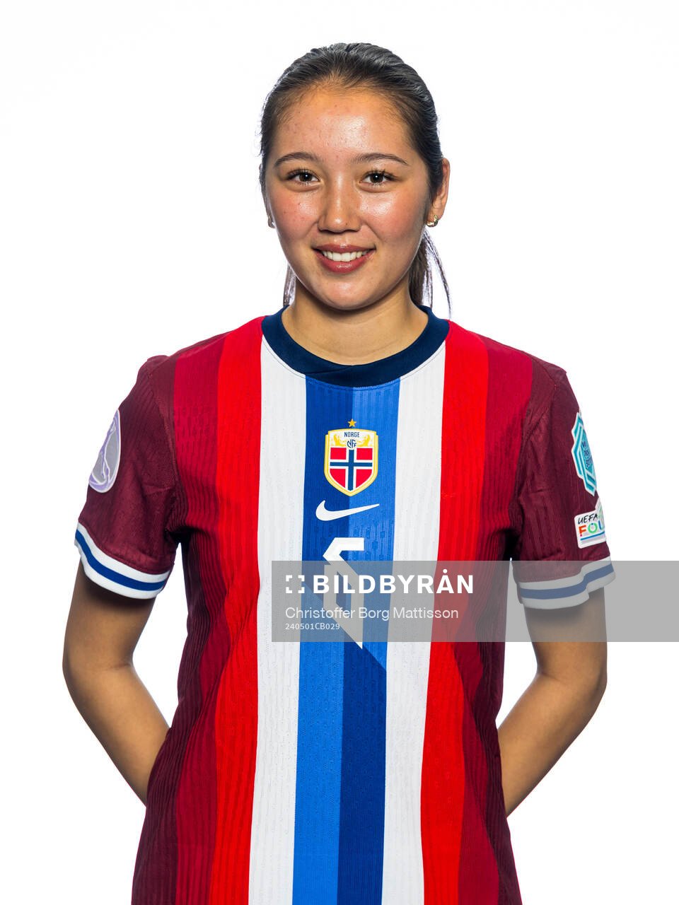 Henny Thorallsson of the Norwegian U17 national football