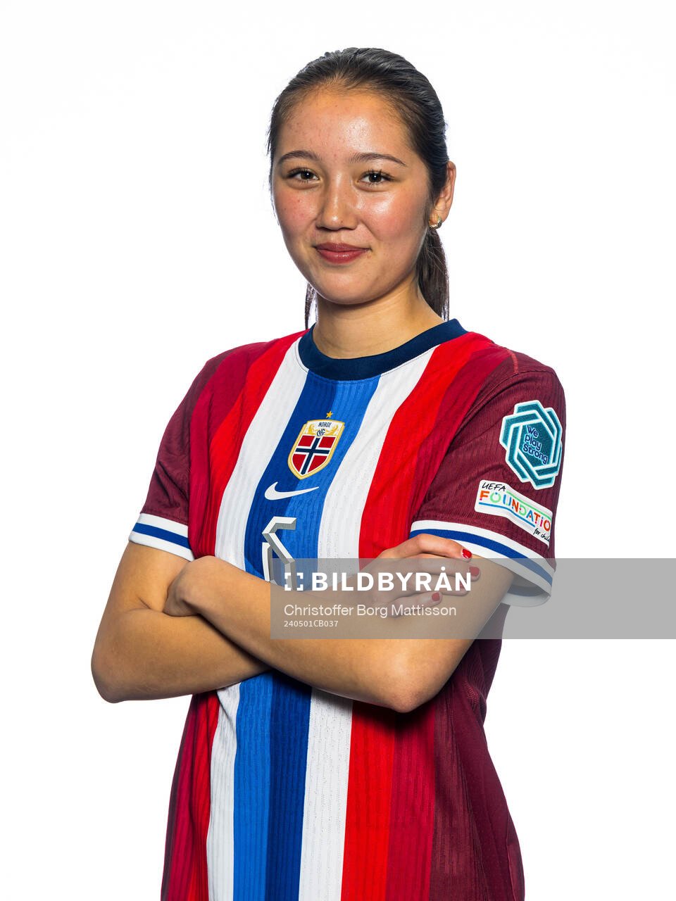 Henny Thorallsson of the Norwegian U17 national football