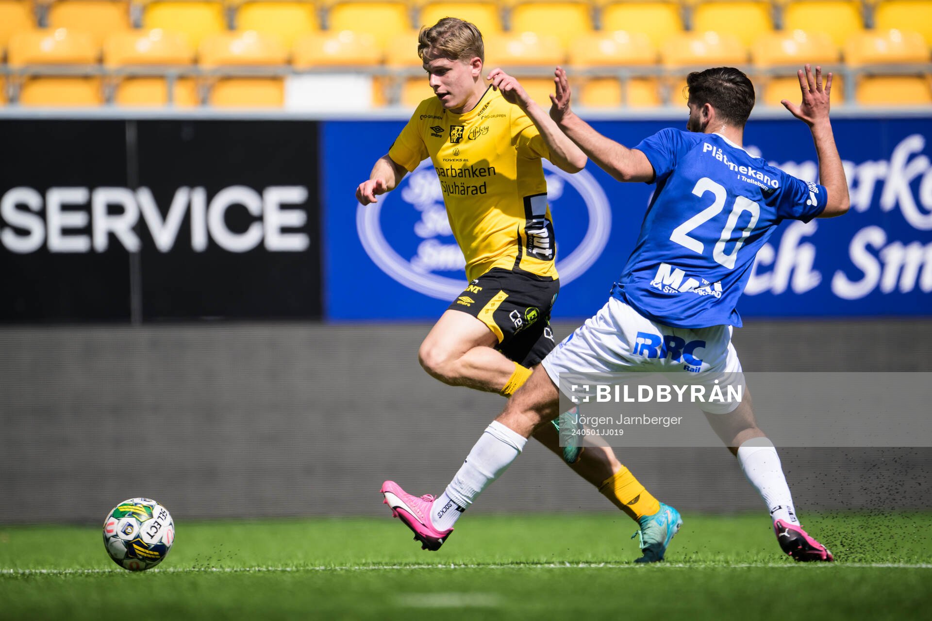 Elfsborgs Gottfrid Rapp och Trelleborgs Hassan Fakhro